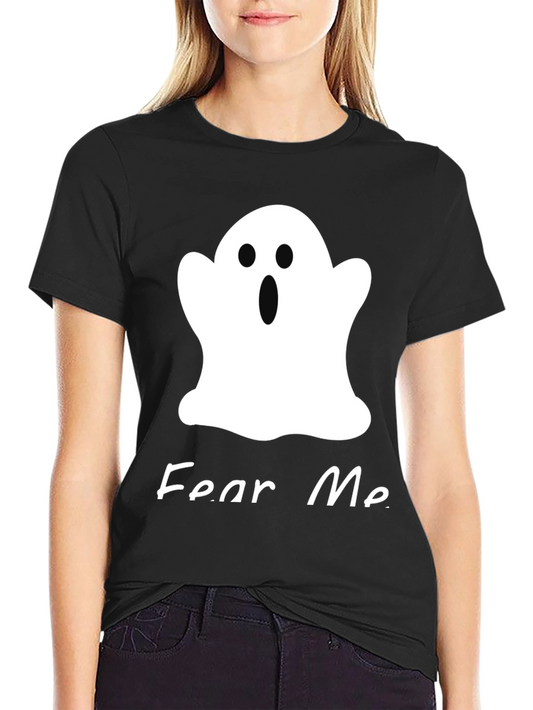 Spooky Season Ghost Tee - Fear Me Halloween Shirt