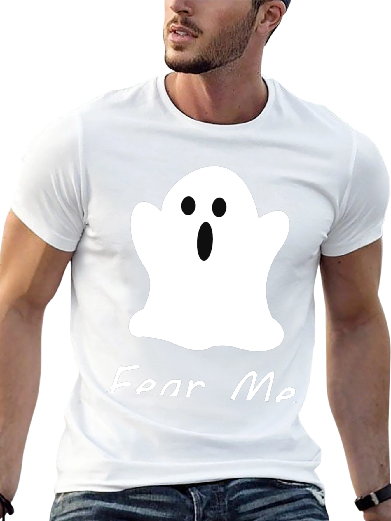 Spooky Season Ghost Tee - Fear Me Halloween Shirt