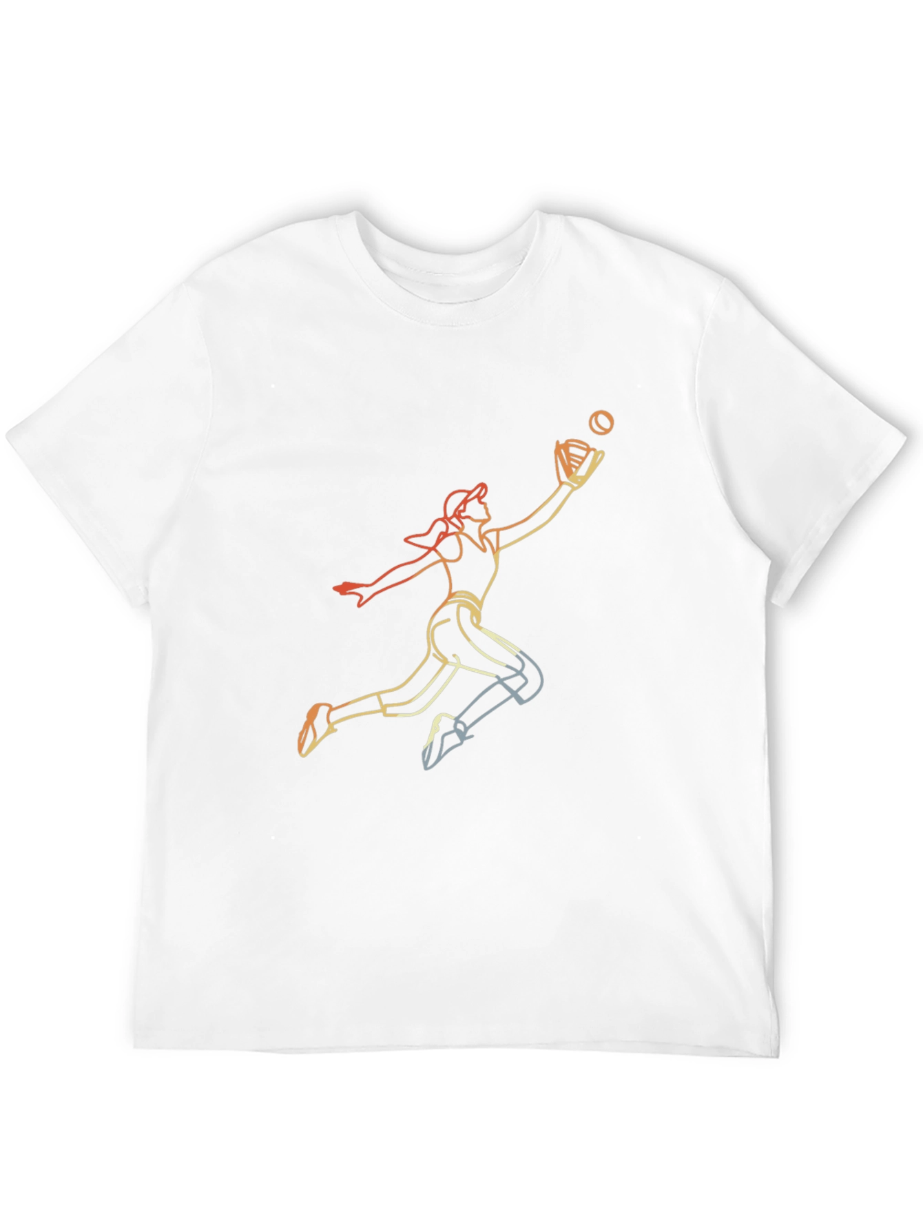 Softball Graphic Tee - Black Short Sleeve T-Shirt