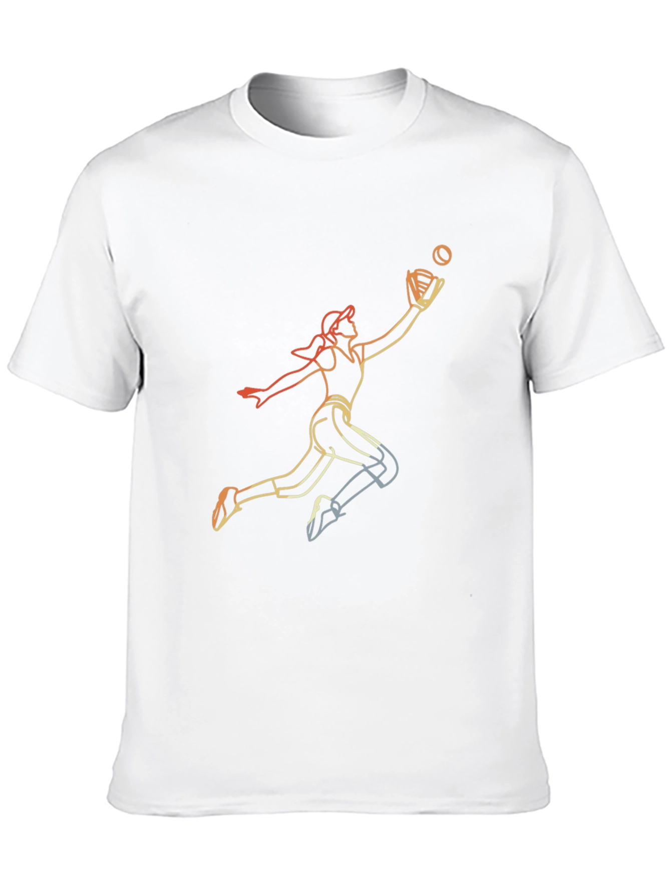 Softball Graphic Tee - Black Short Sleeve T-Shirt
