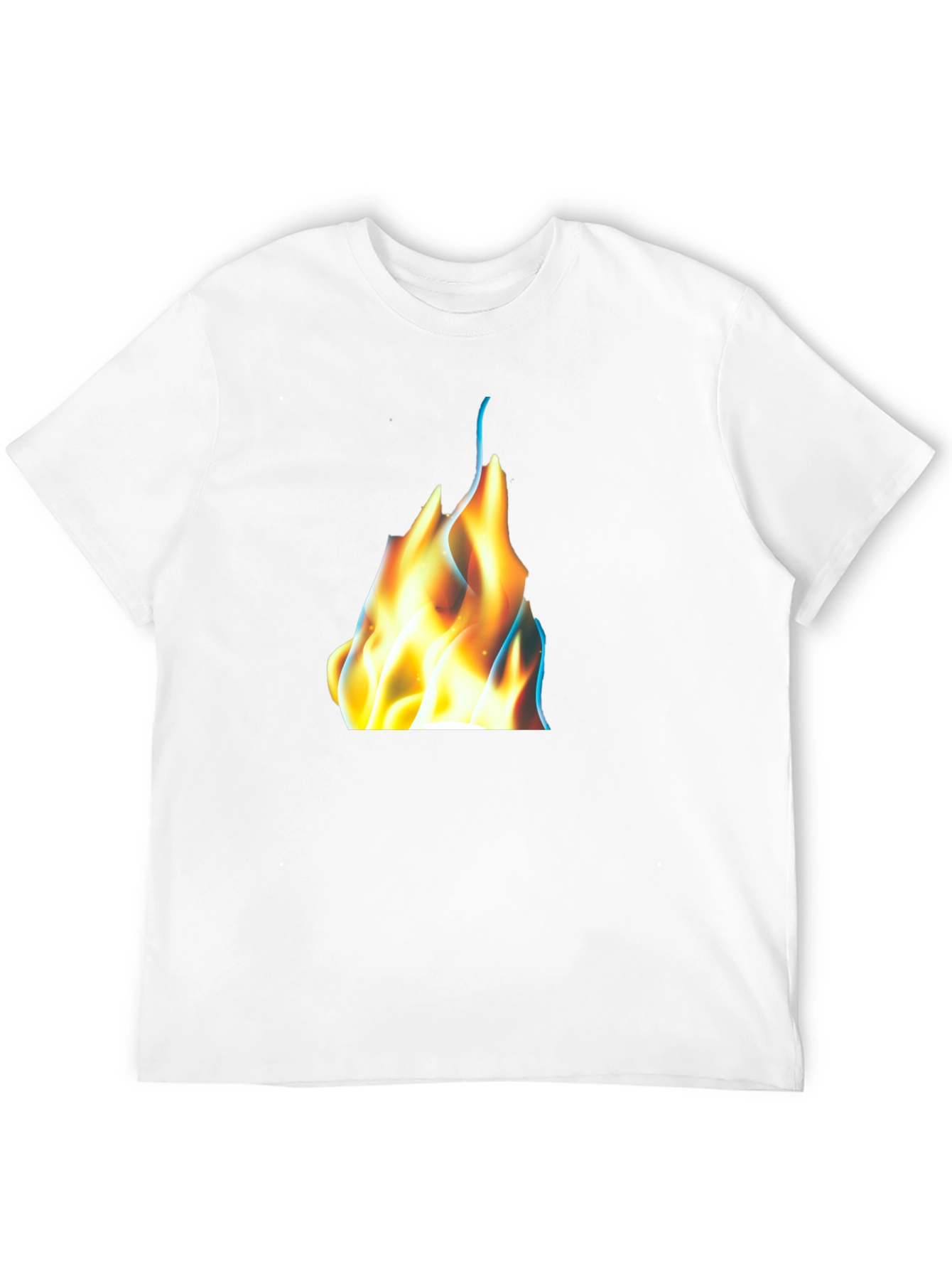 Flame Graphic Black T-Shirt
