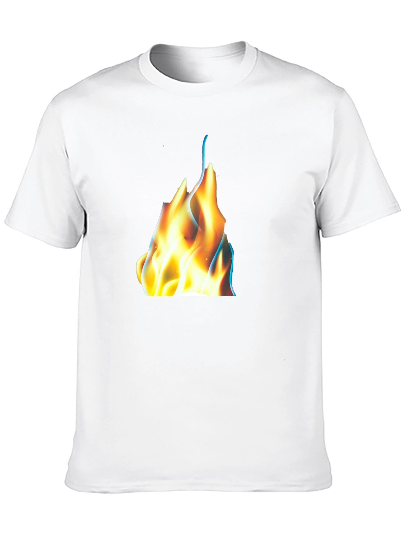 Flame Graphic Black T-Shirt