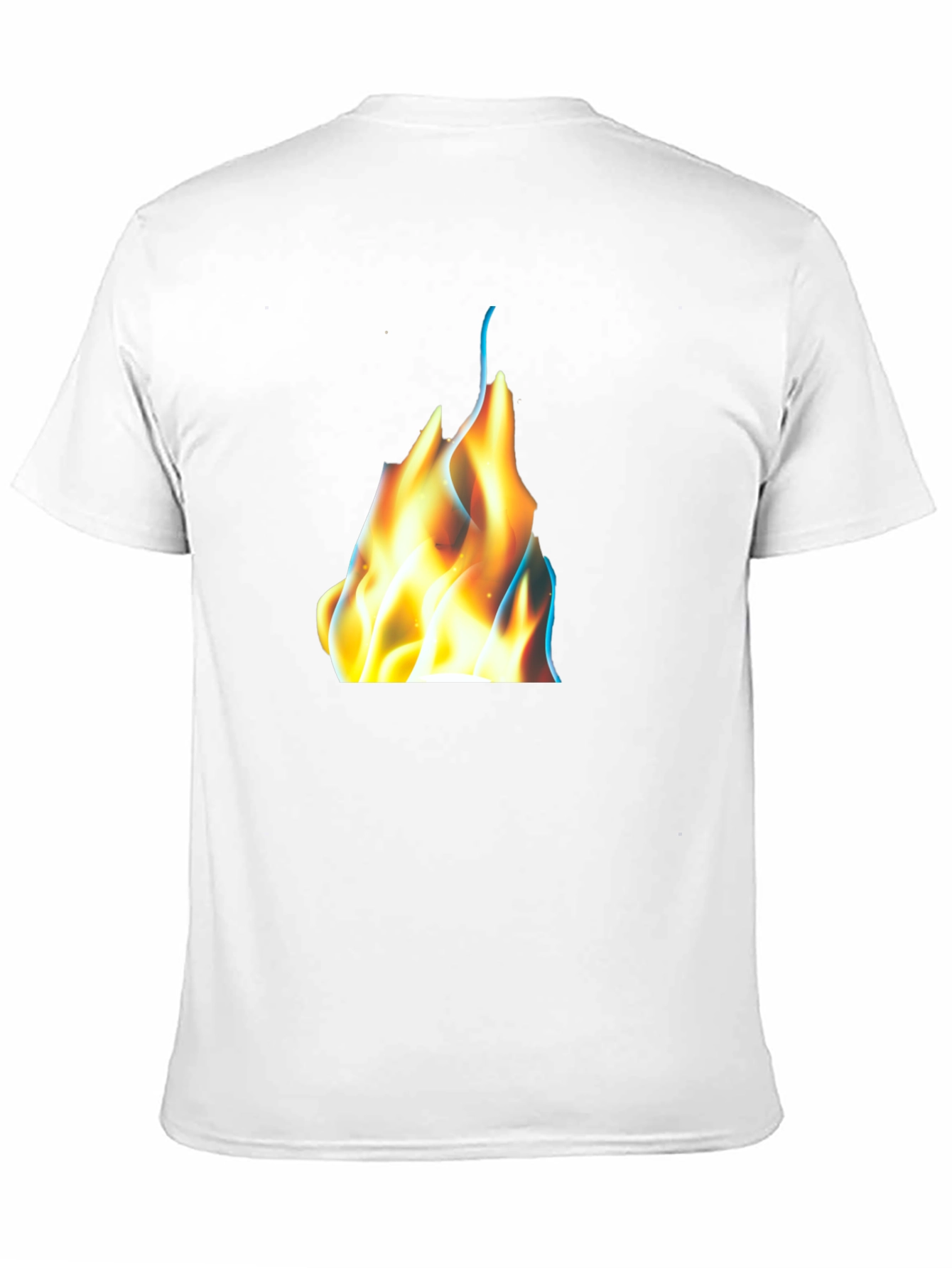 Flame Graphic Black T-Shirt