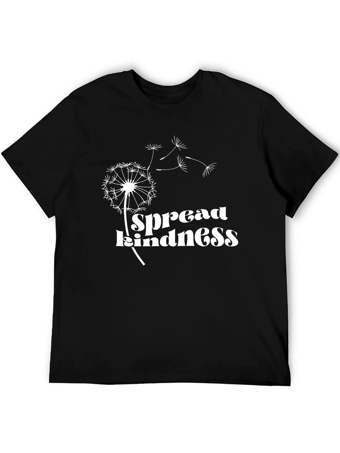 Spread Kindness Graphic Tee - Black