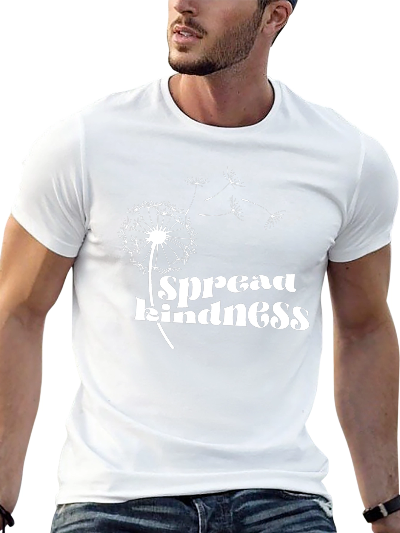 Spread Kindness Graphic Tee - Black