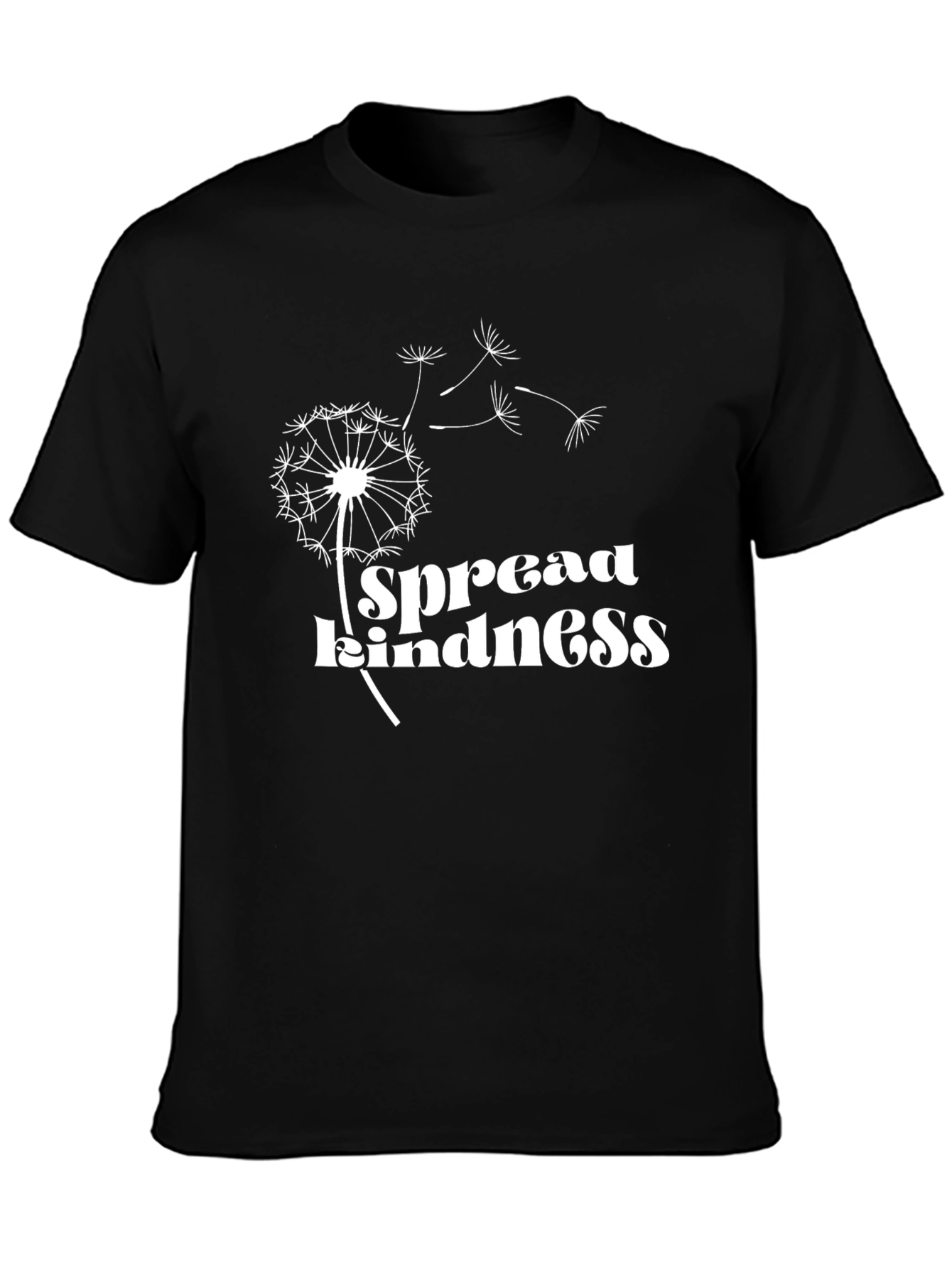 Spread Kindness Graphic Tee - Black