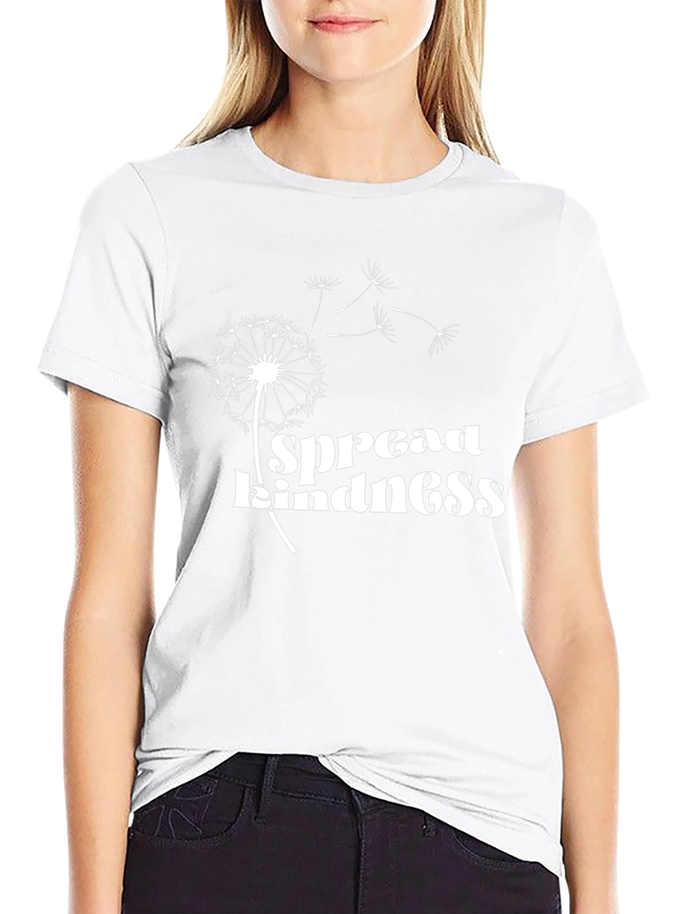 Spread Kindness Graphic Tee - Black
