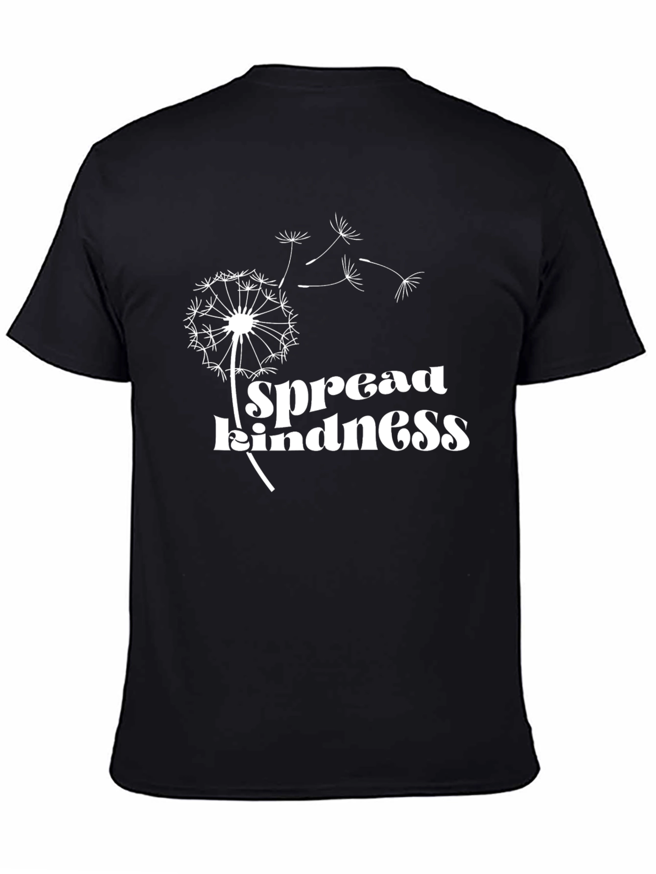 Spread Kindness Graphic Tee - Black