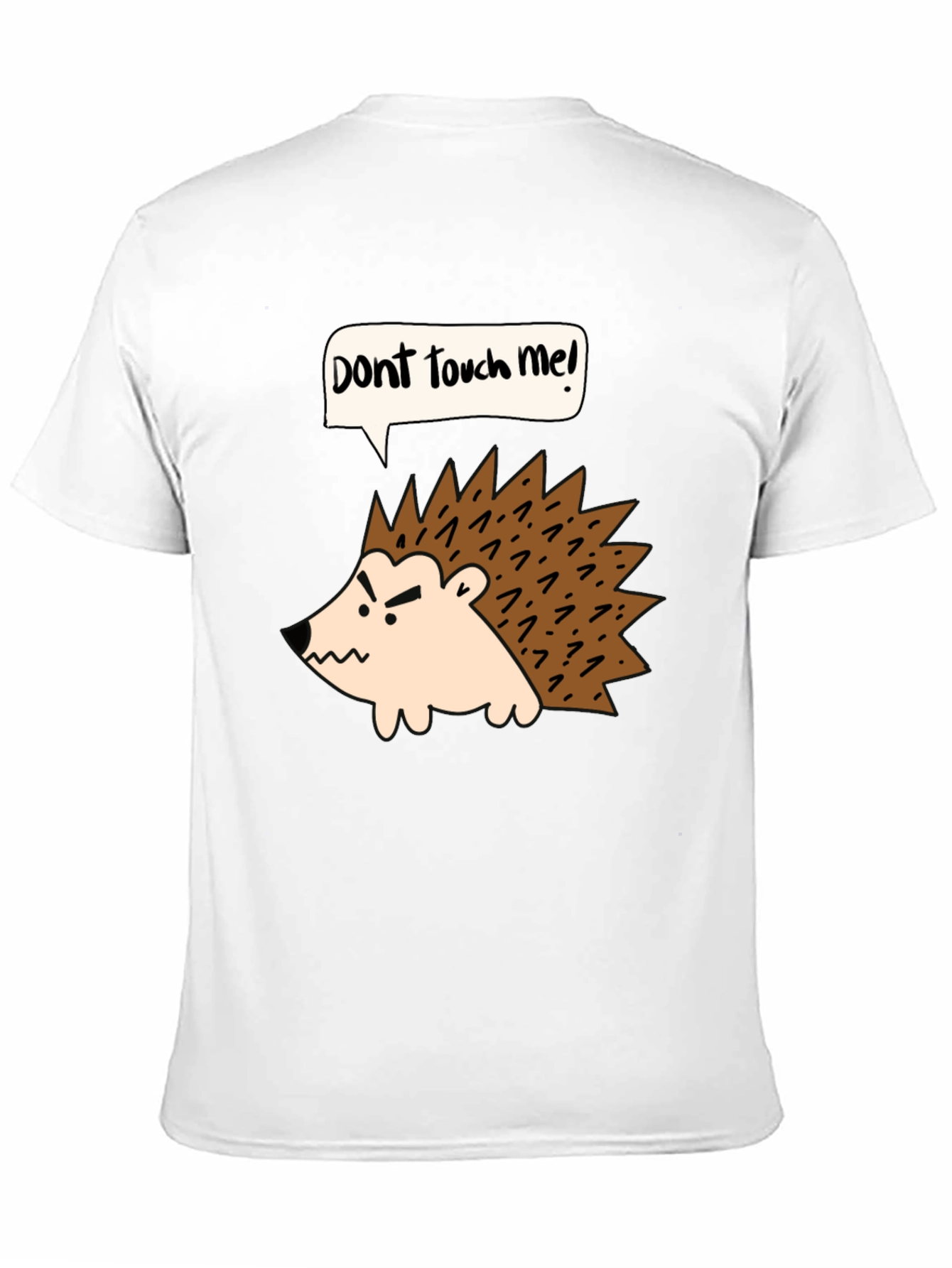 Dont Touch Me Hedgehog Graphic Tee