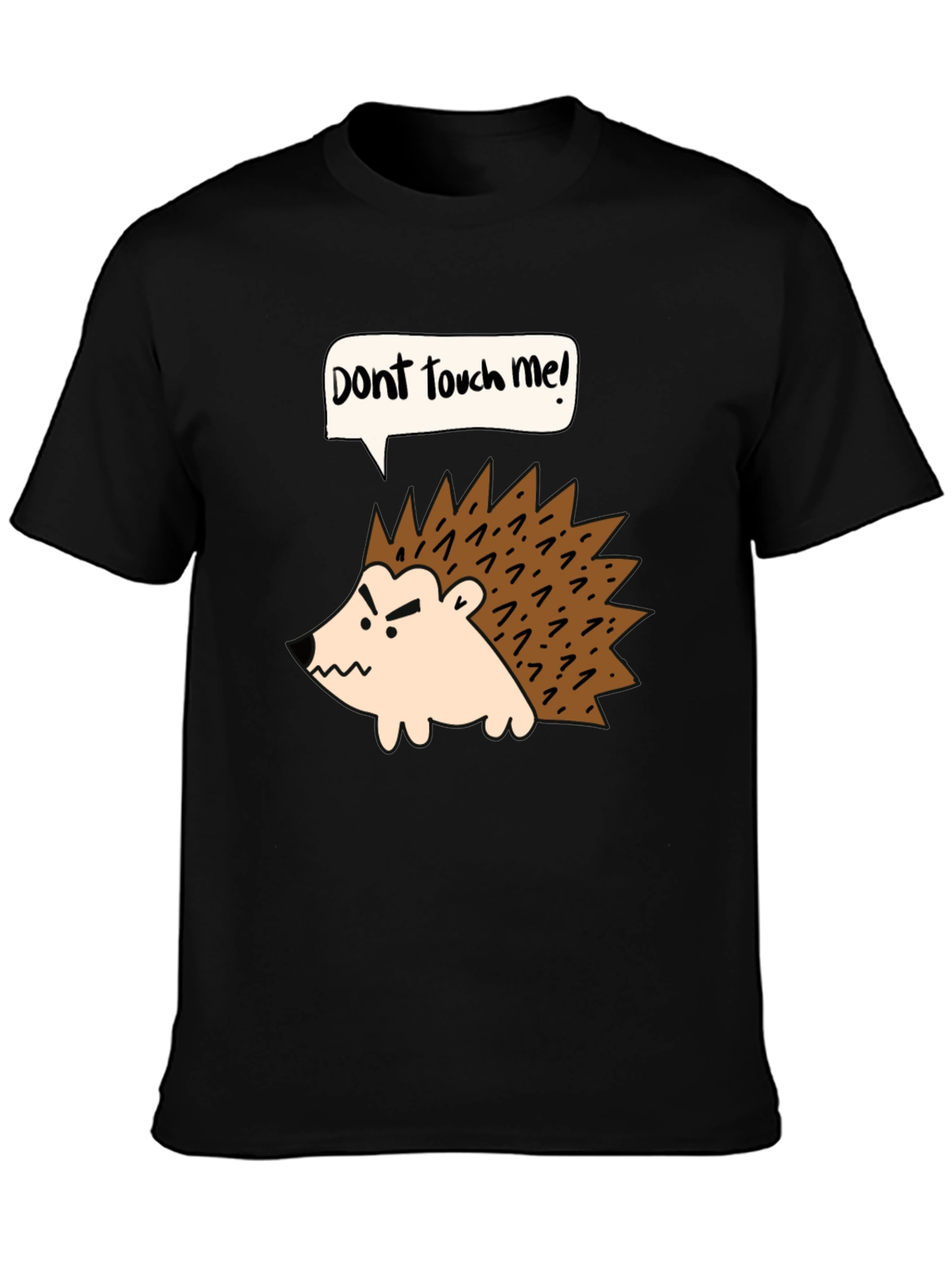 Dont Touch Me Hedgehog Graphic Tee