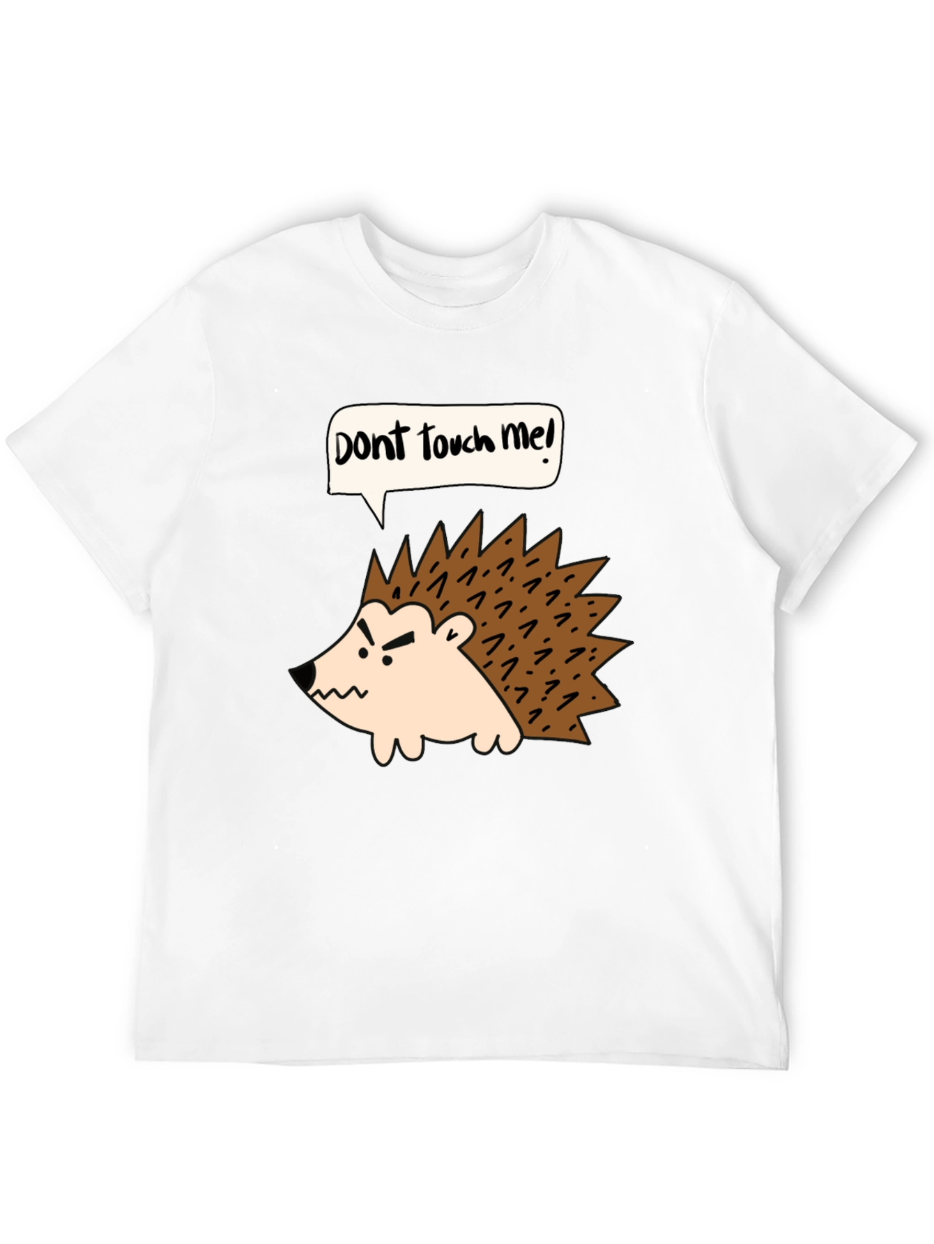 Dont Touch Me Hedgehog Graphic Tee