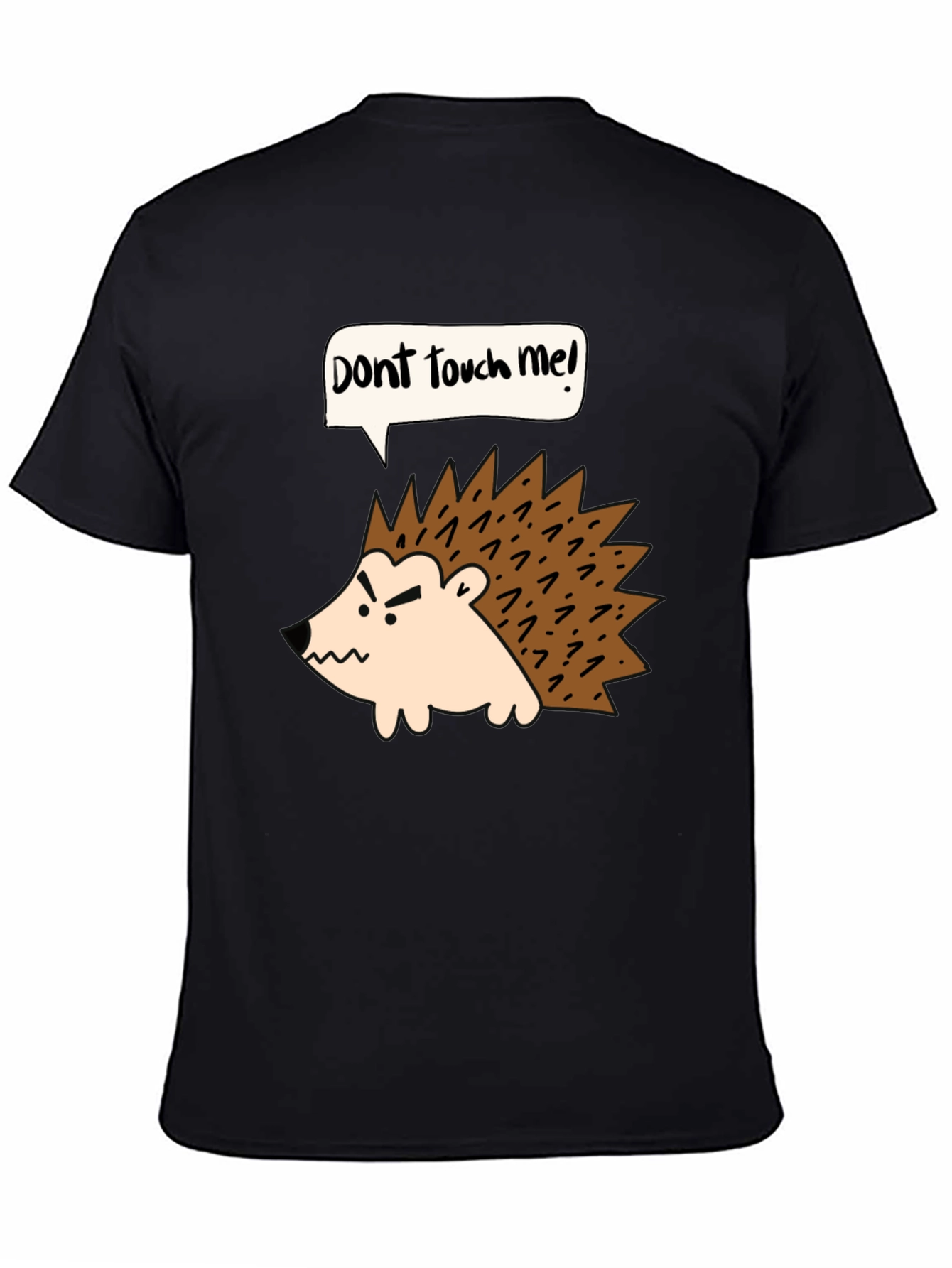 Dont Touch Me Hedgehog Graphic Tee