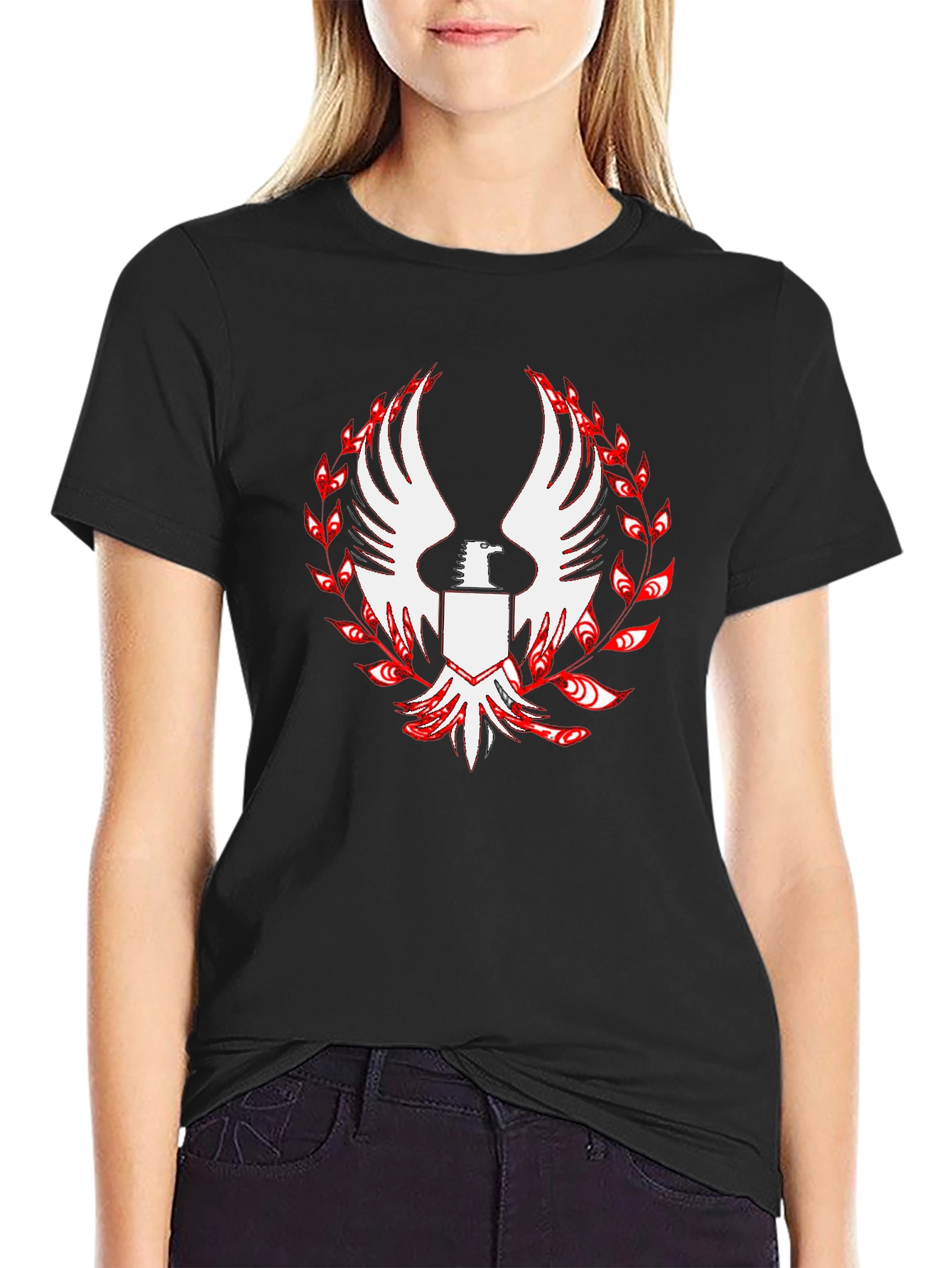 Phoenix Graphic Tee - Mens Black T-Shirt