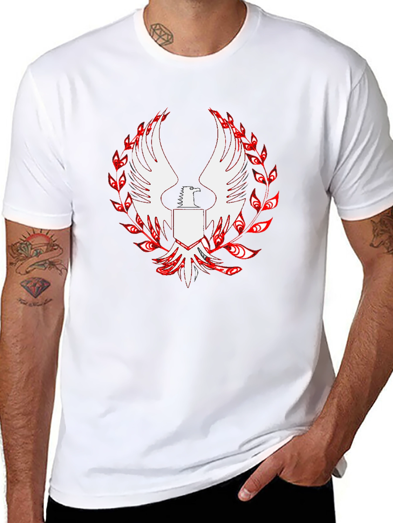 Phoenix Graphic Tee - Mens Black T-Shirt