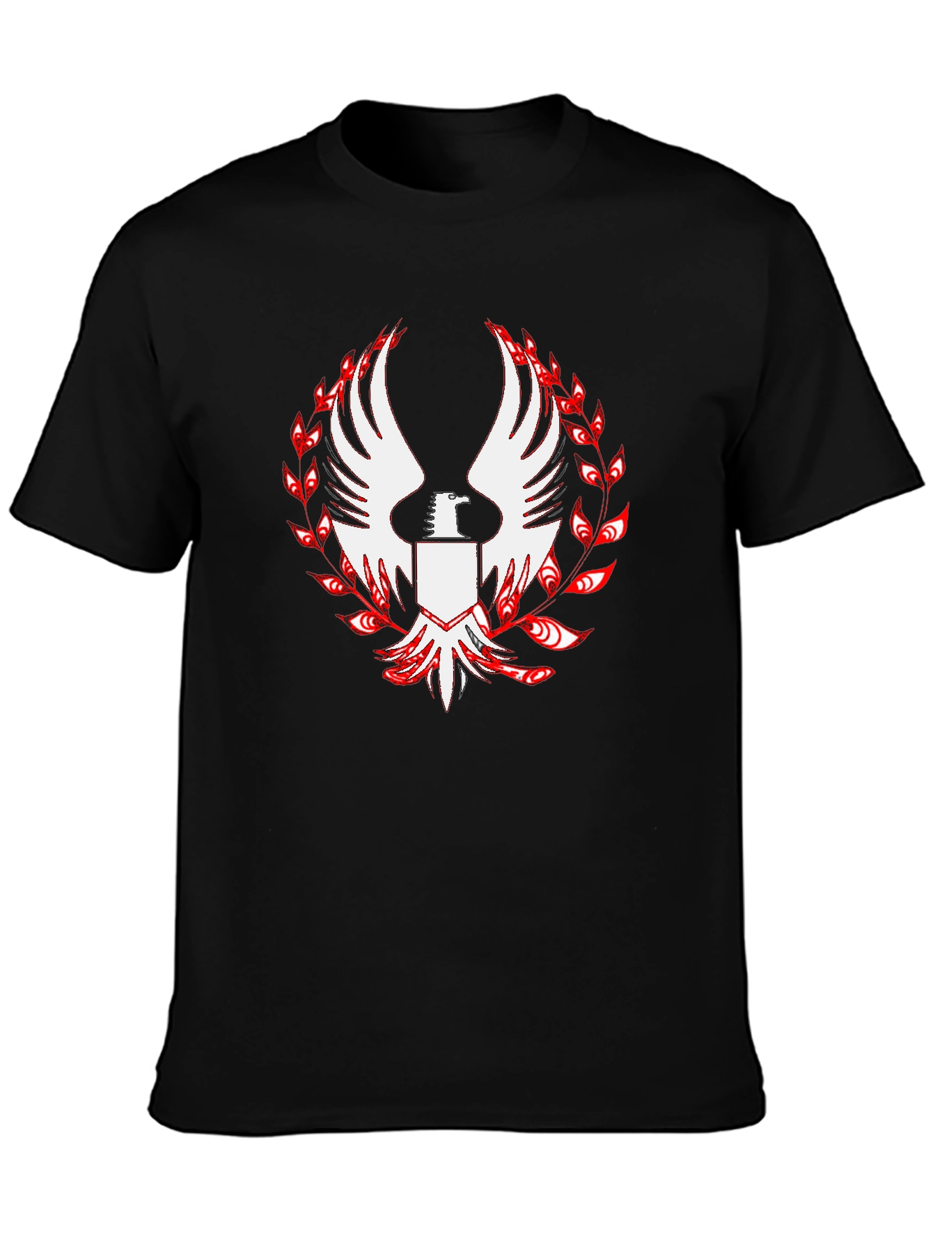 Phoenix Graphic Tee - Mens Black T-Shirt
