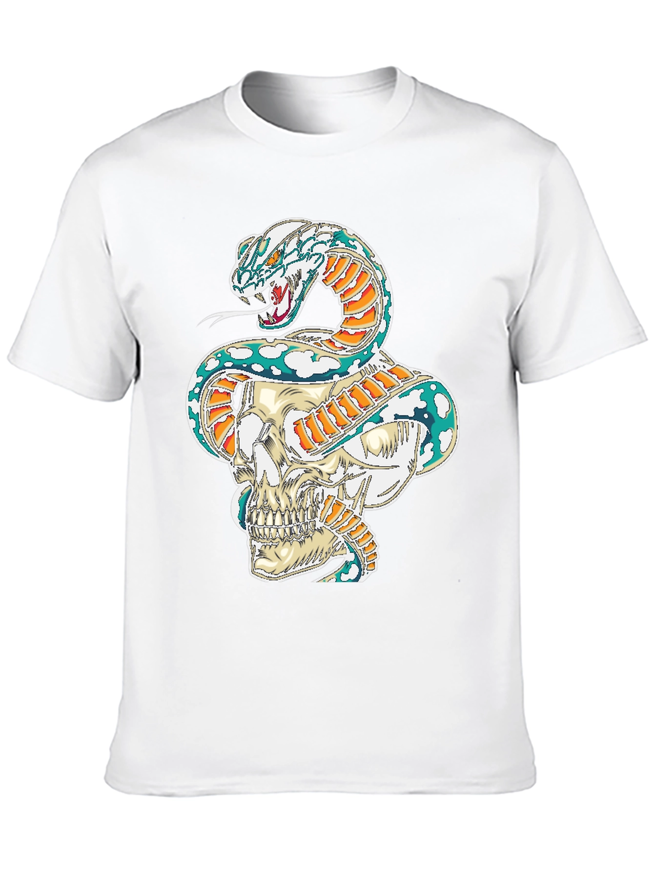 Skull & Snake Graphic Tee