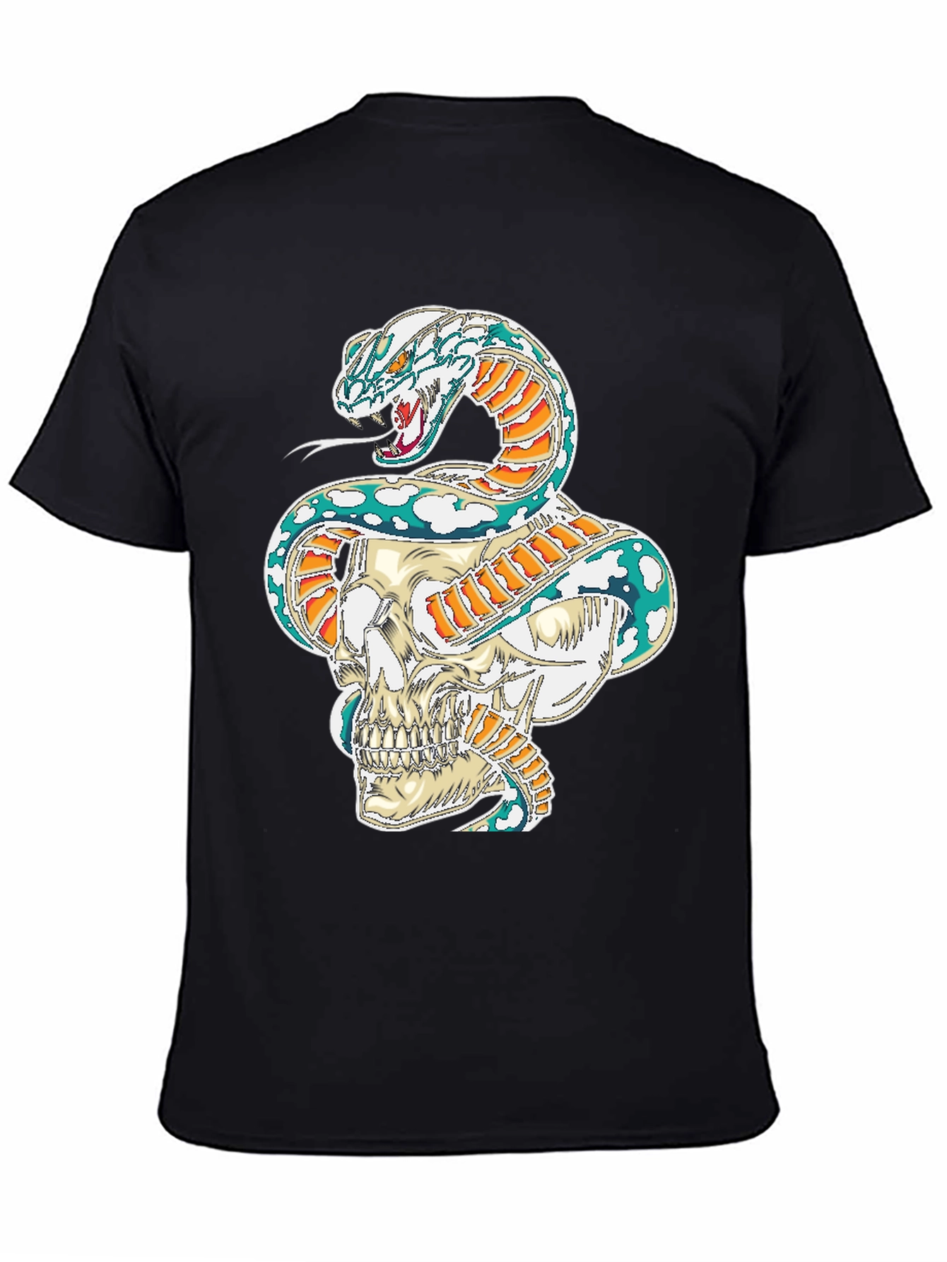 Skull & Snake Graphic Tee