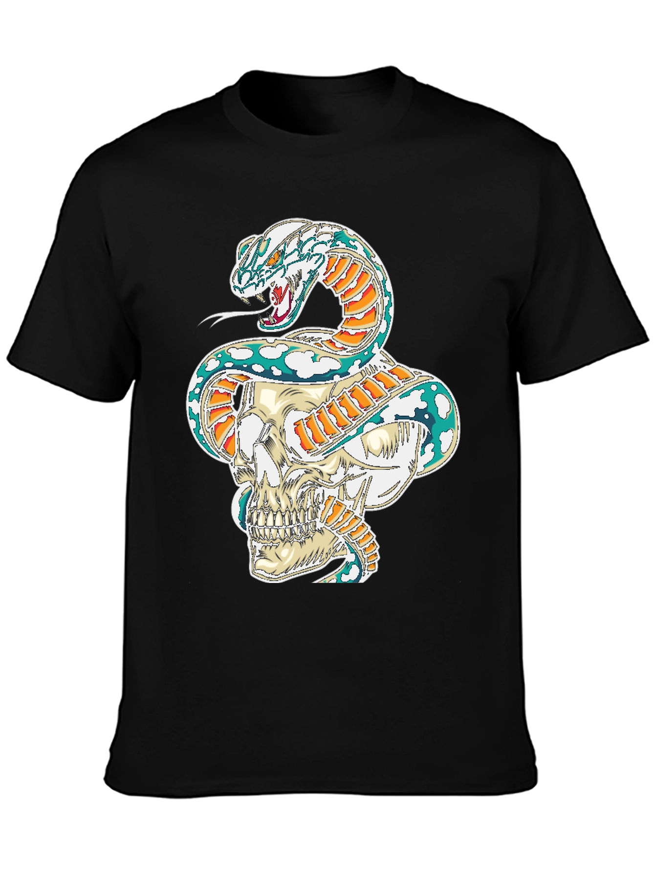 Skull & Snake Graphic Tee