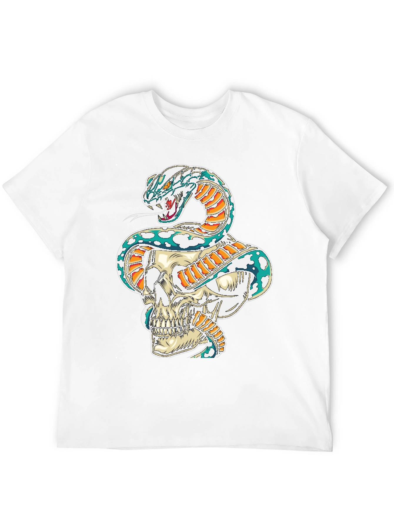 Skull & Snake Graphic Tee