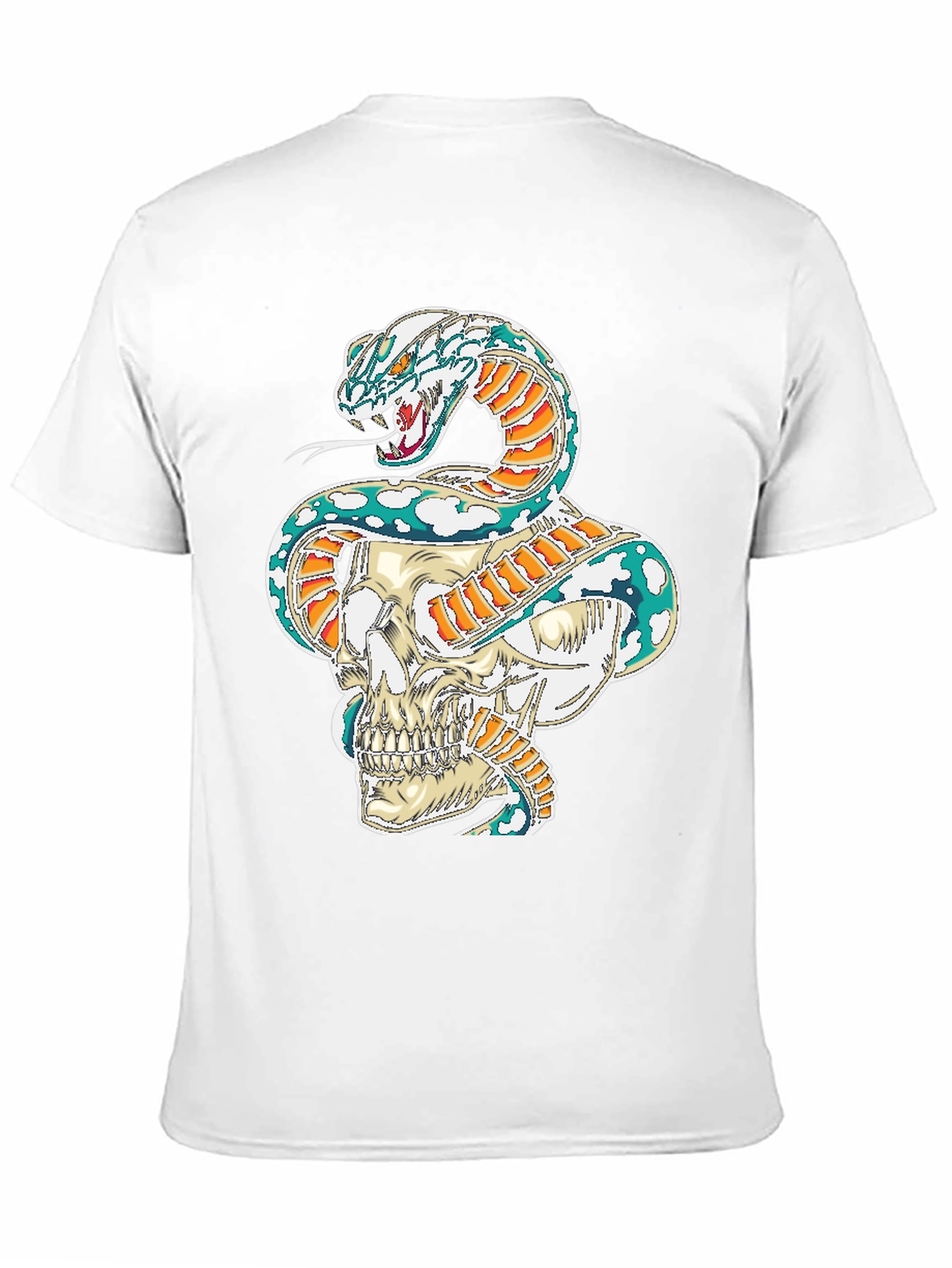 Skull & Snake Graphic Tee