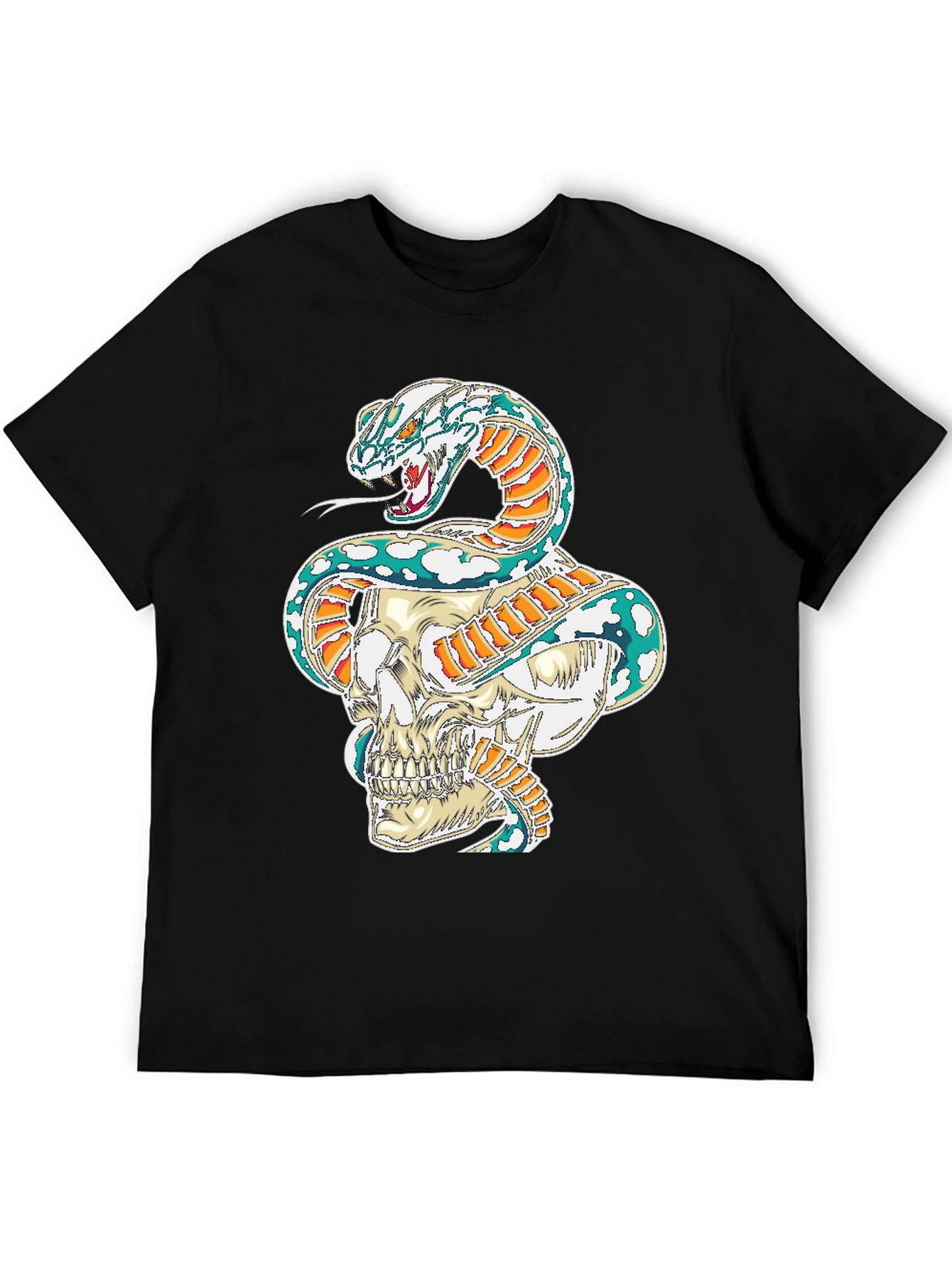 Skull & Snake Graphic Tee