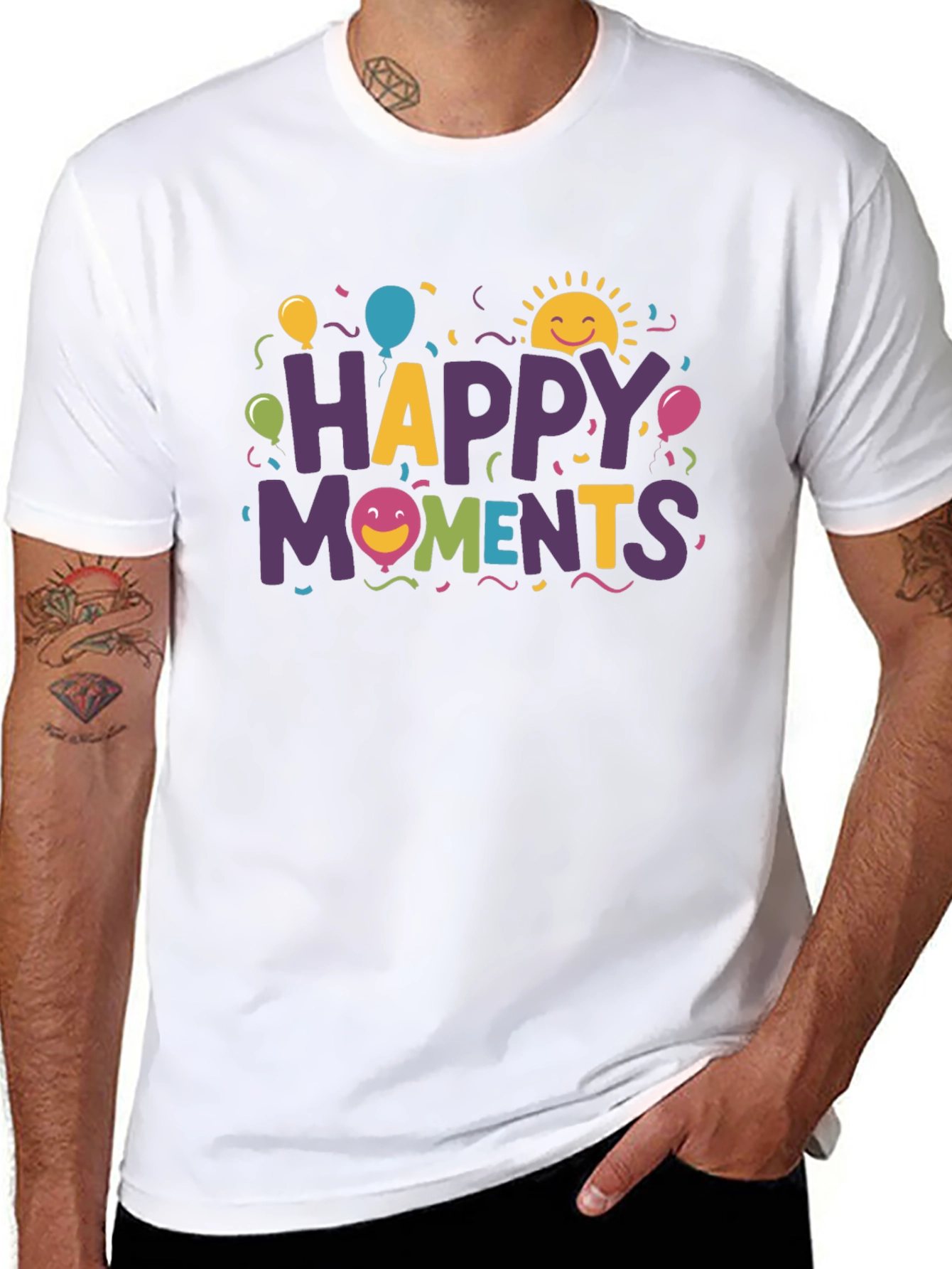Happy Moments Graphic T-Shirt