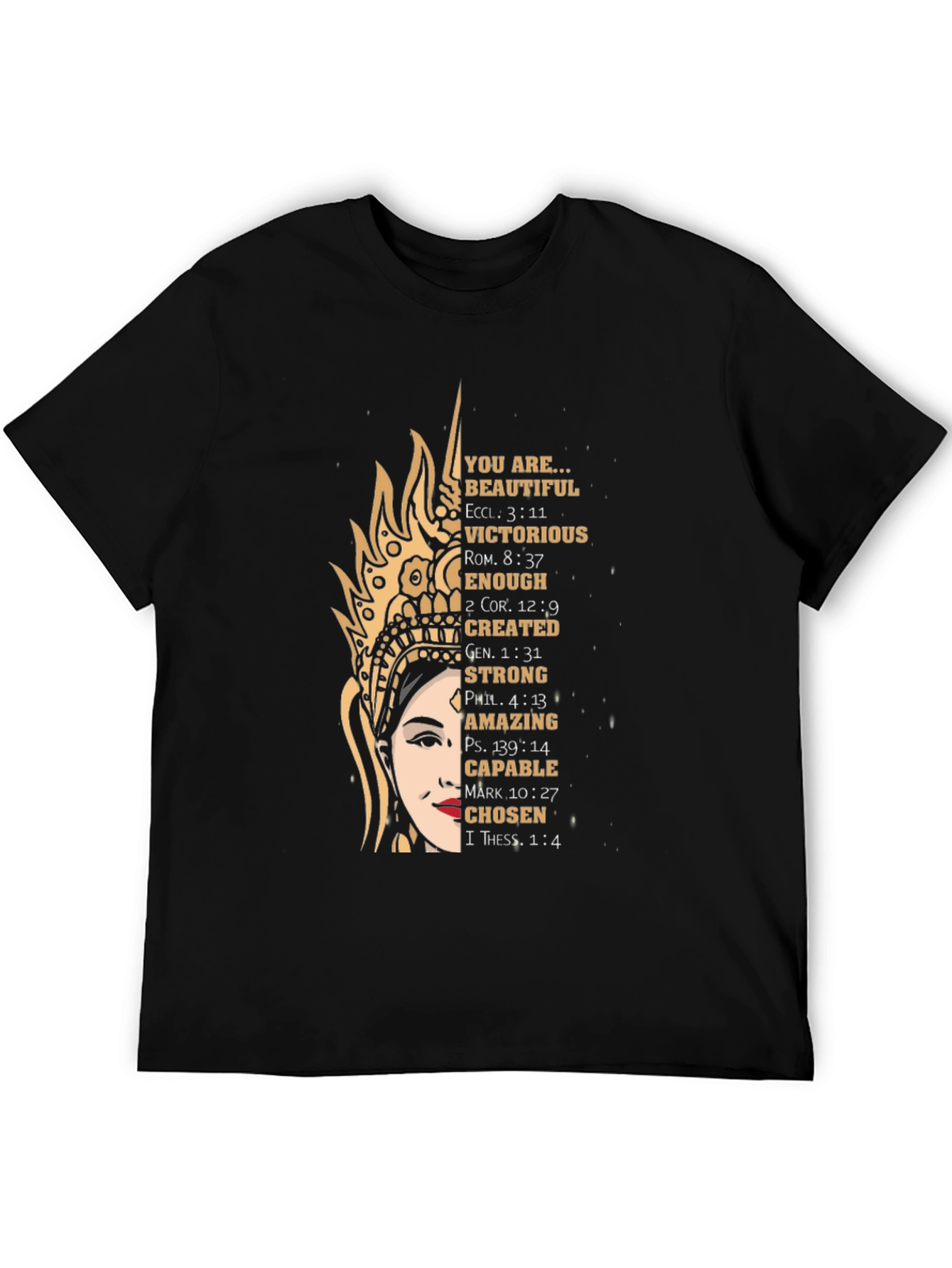 Faith-Based T-Shirt: Beautiful Victorious Chosen