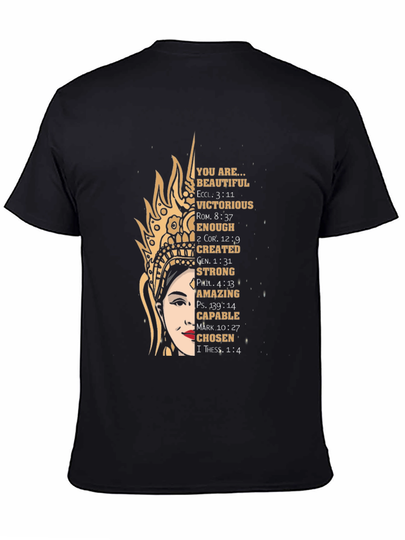 Faith-Based T-Shirt: Beautiful Victorious Chosen