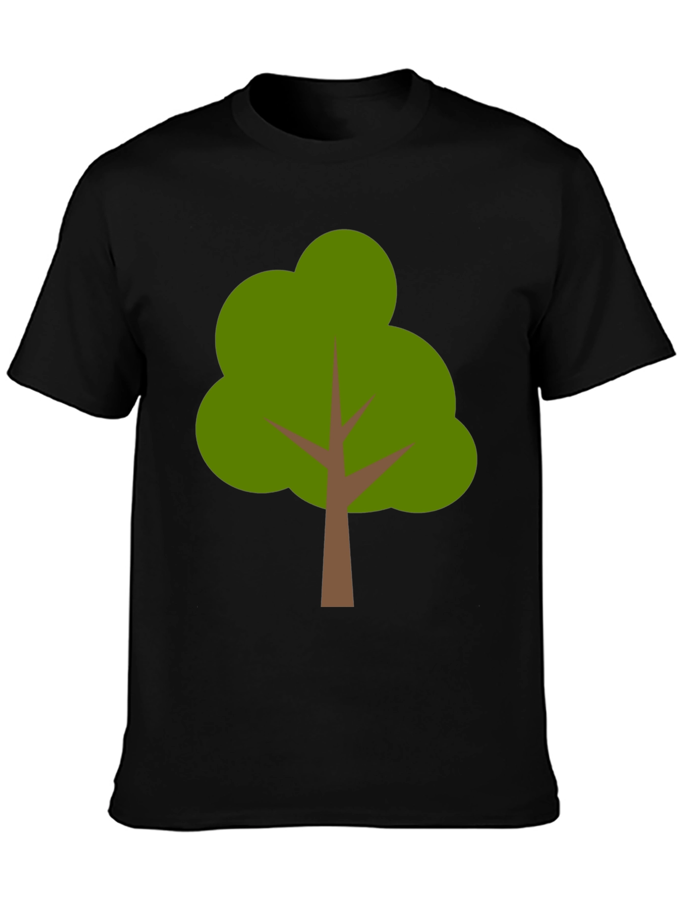Cartoon Tree Graphic T-Shirt