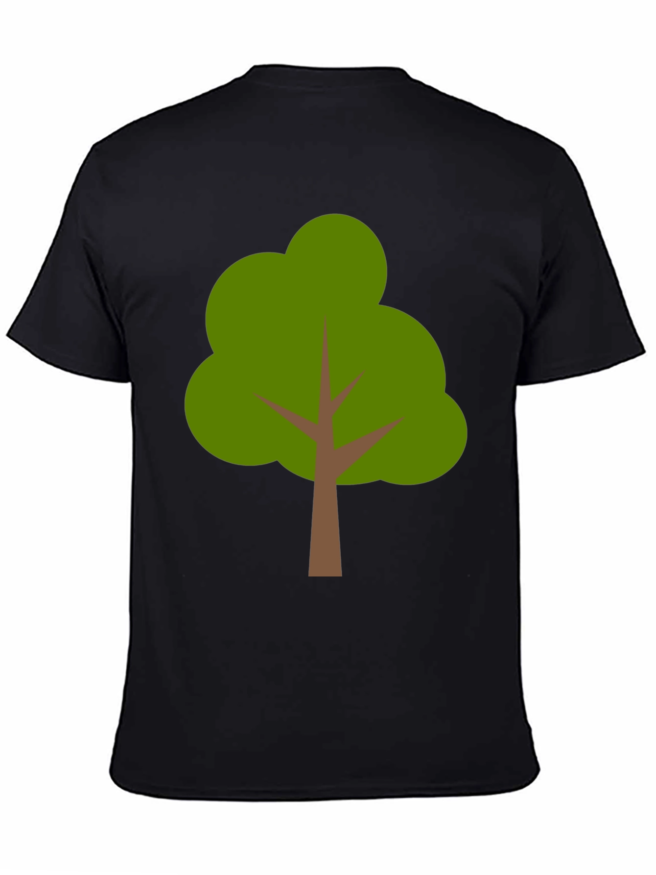 Cartoon Tree Graphic T-Shirt