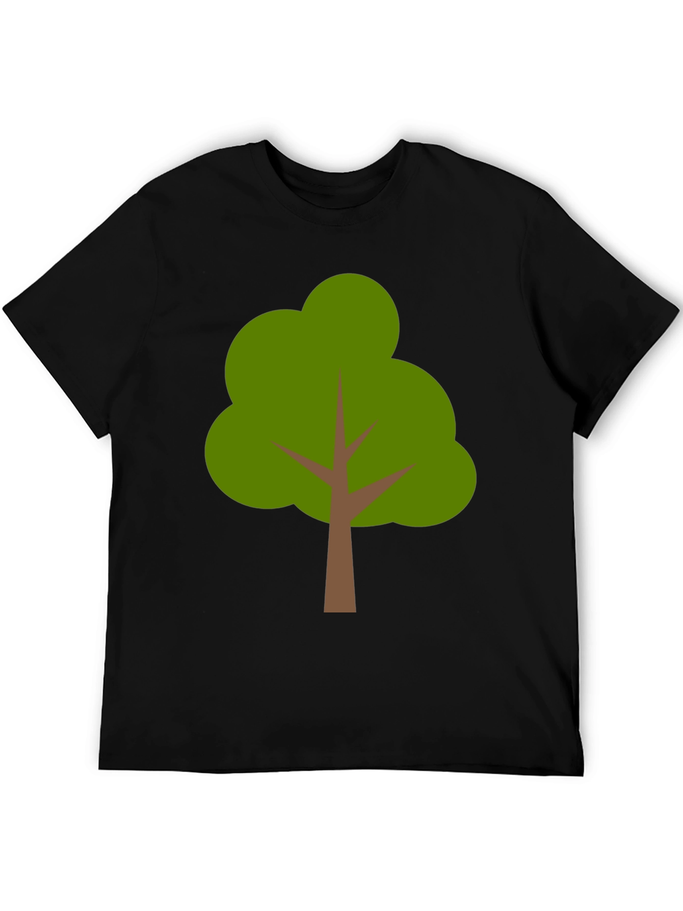 Cartoon Tree Graphic T-Shirt