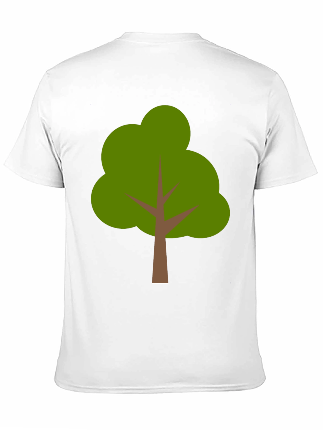 Cartoon Tree Graphic T-Shirt