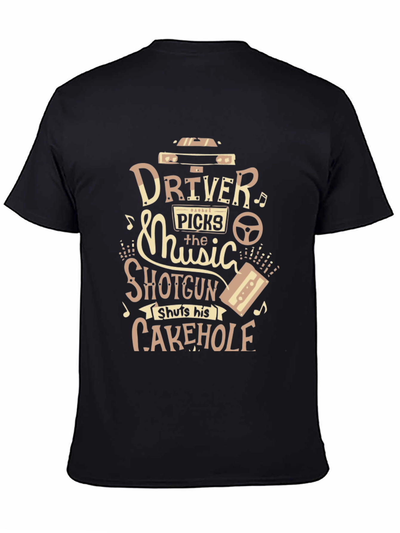 Driver Picks The Music Graphic T-Shirt