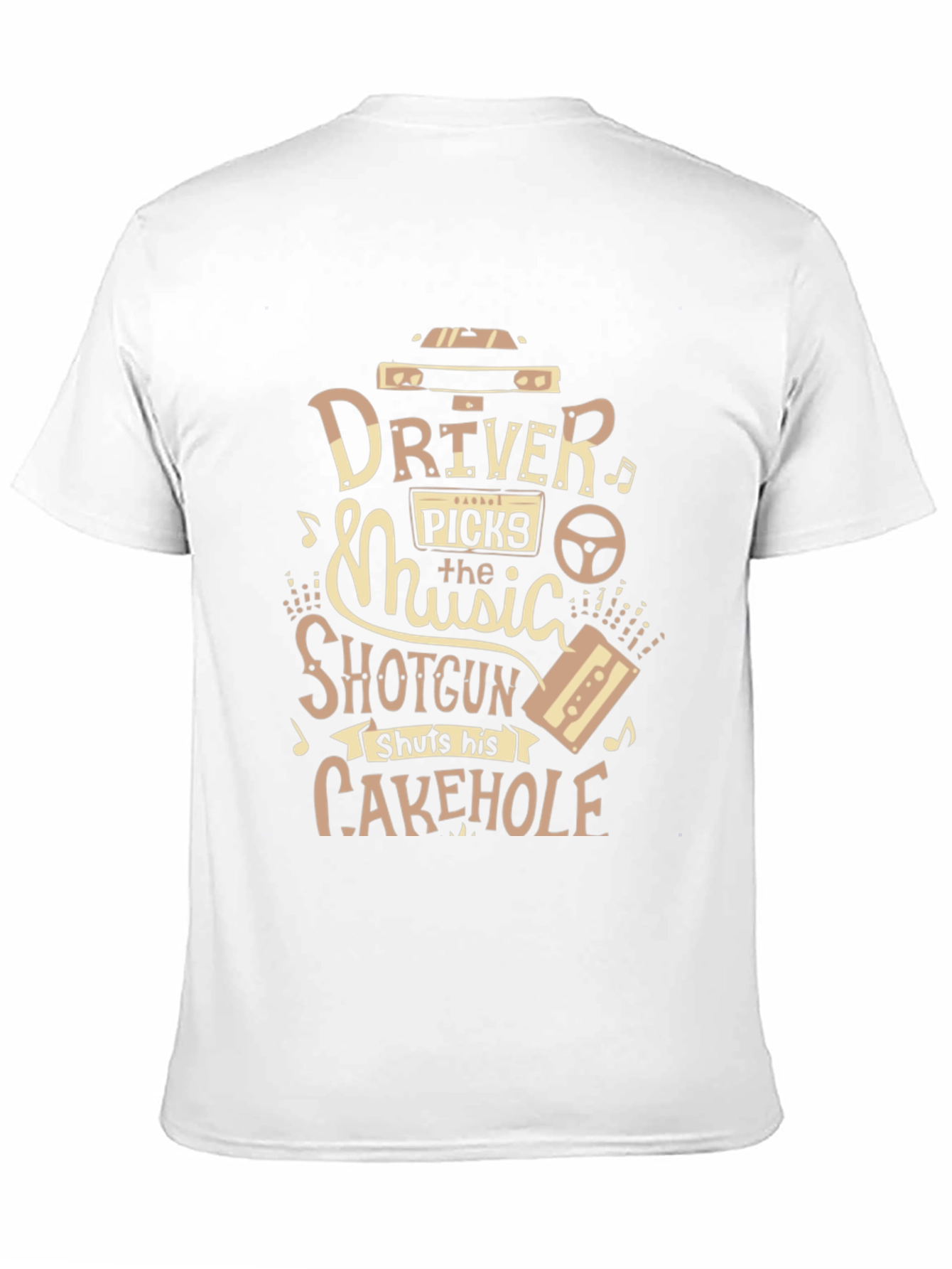Driver Picks The Music Graphic T-Shirt