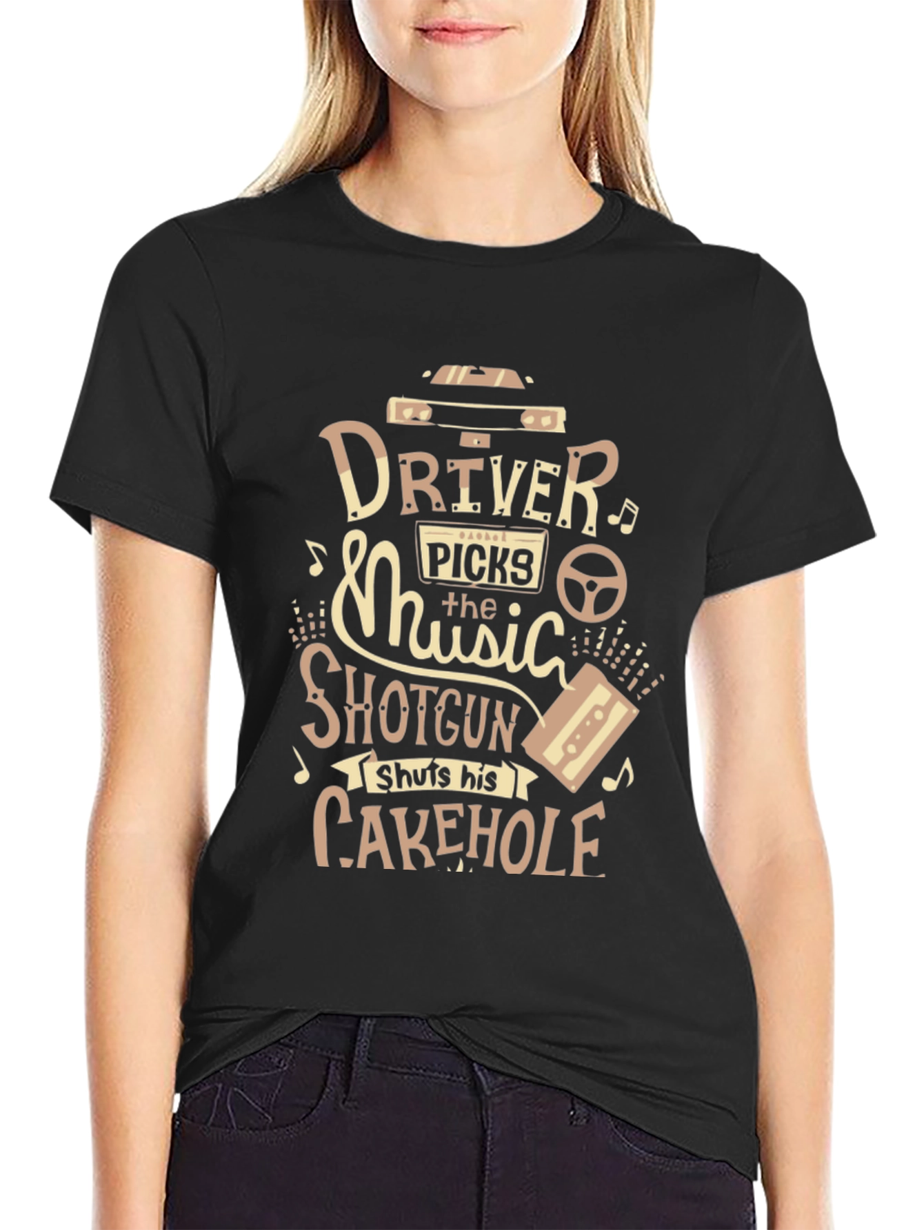 Driver Picks The Music Graphic T-Shirt