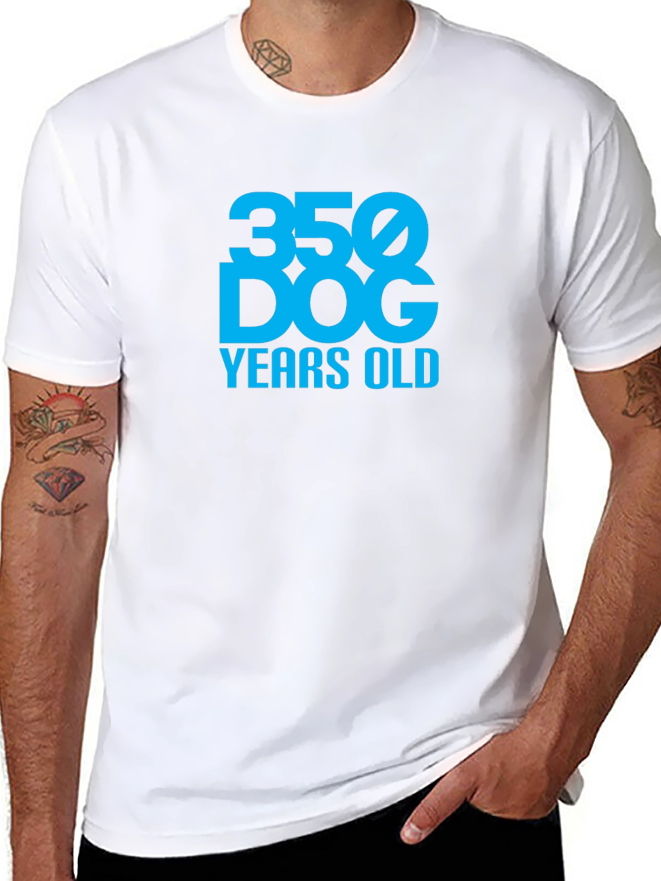 Funny Dog Years Birthday T-Shirt – 350 Years Old Joke Tee | Perfect Gift | Free Shipping $50+