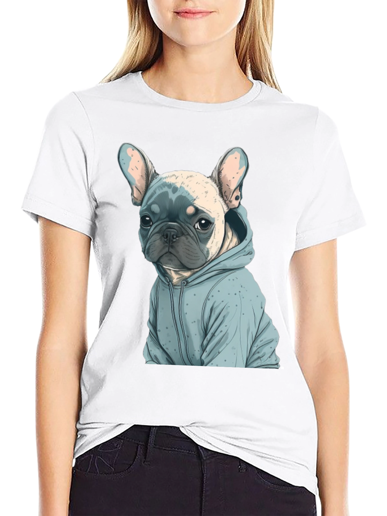 Bulldog Hoodie T-Shirt | Funny Bulldog Lover Tee | Dog Graphic Shirt | Dog Lover Gift | Free Shipping $50+