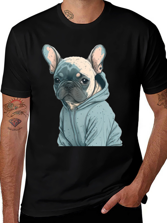 Bulldog Hoodie T-Shirt | Funny Bulldog Lover Tee | Dog Graphic Shirt | Dog Lover Gift | Free Shipping $50+