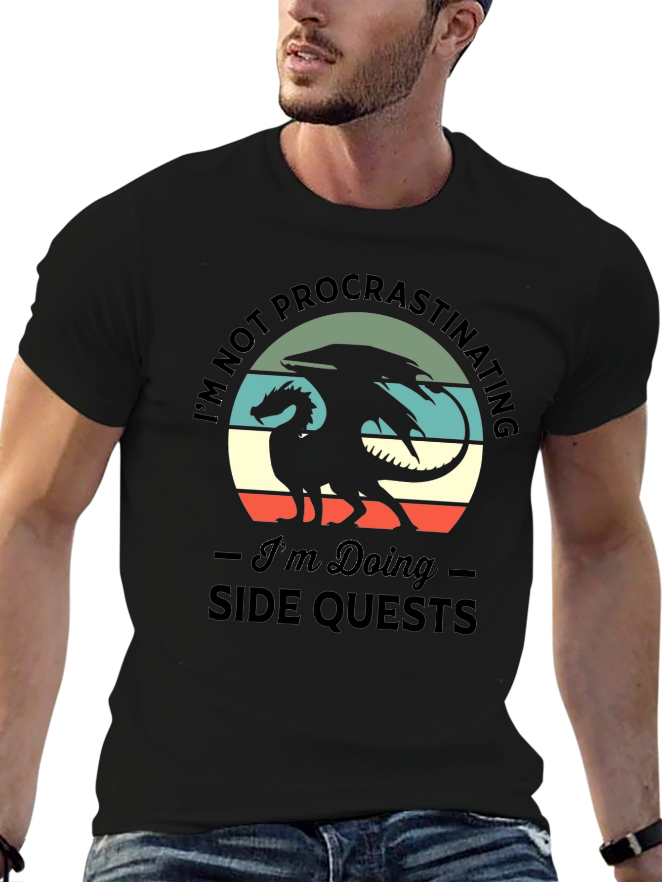 Dragon Side Quests Graphic T-Shirt