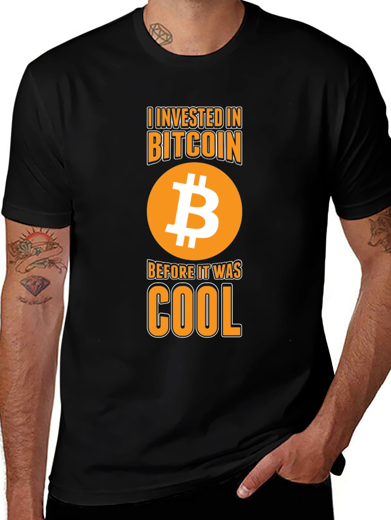 Bitcoin Investor Black Graphic Tee