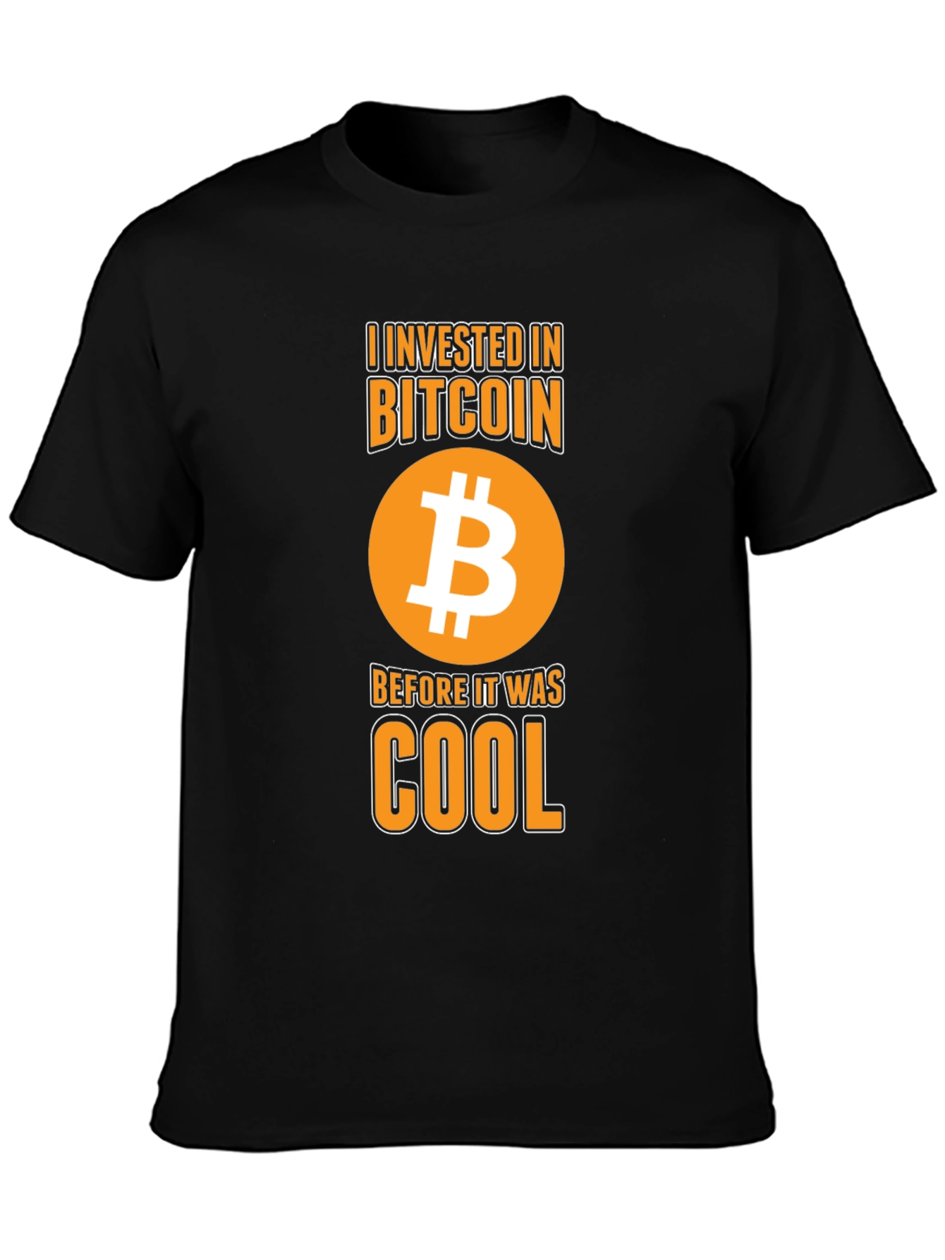 Bitcoin Investor Black Graphic Tee