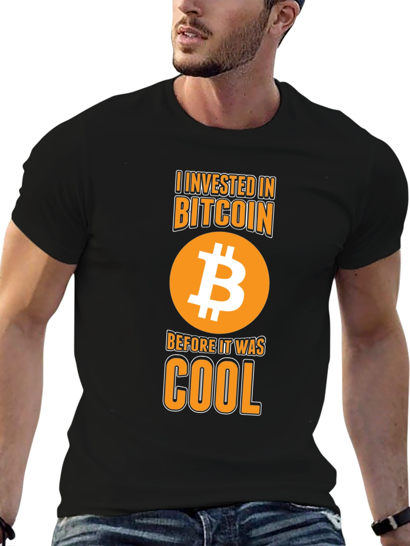 Bitcoin Investor Black Graphic Tee