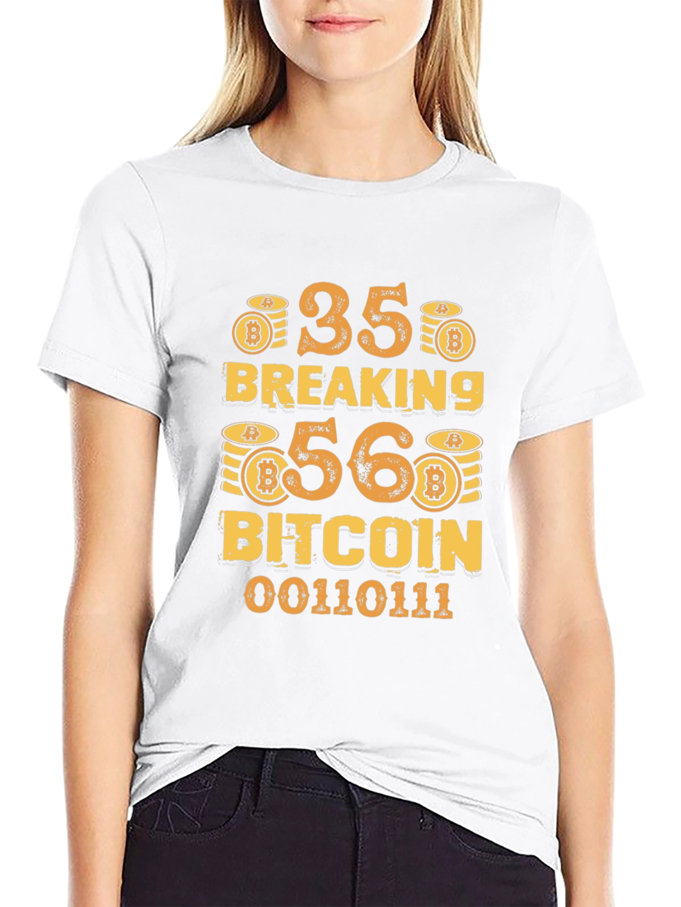 Bitcoin Breaking T-Shirt 35-56 Crypto BTC