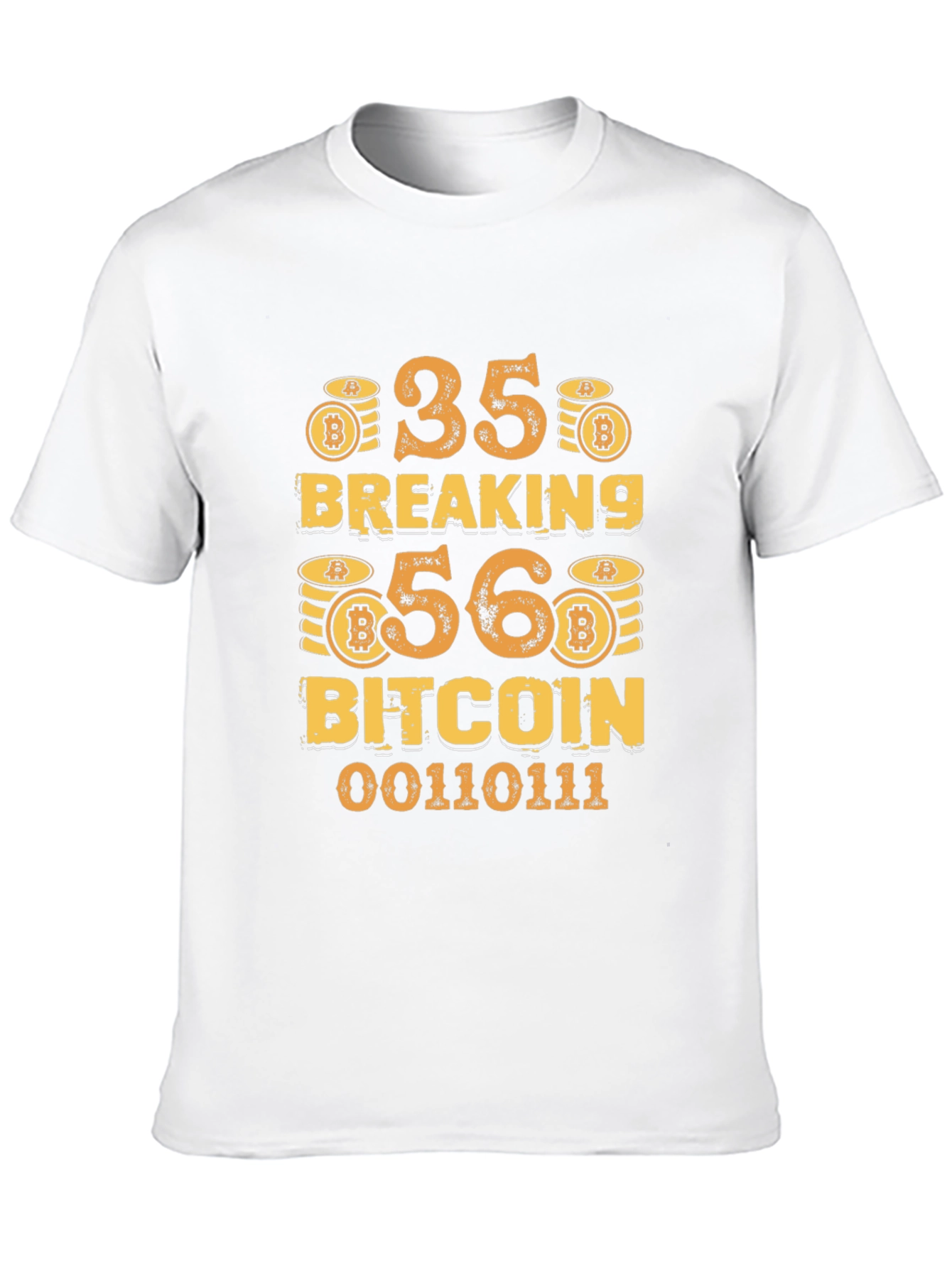 Bitcoin Breaking T-Shirt 35-56 Crypto BTC