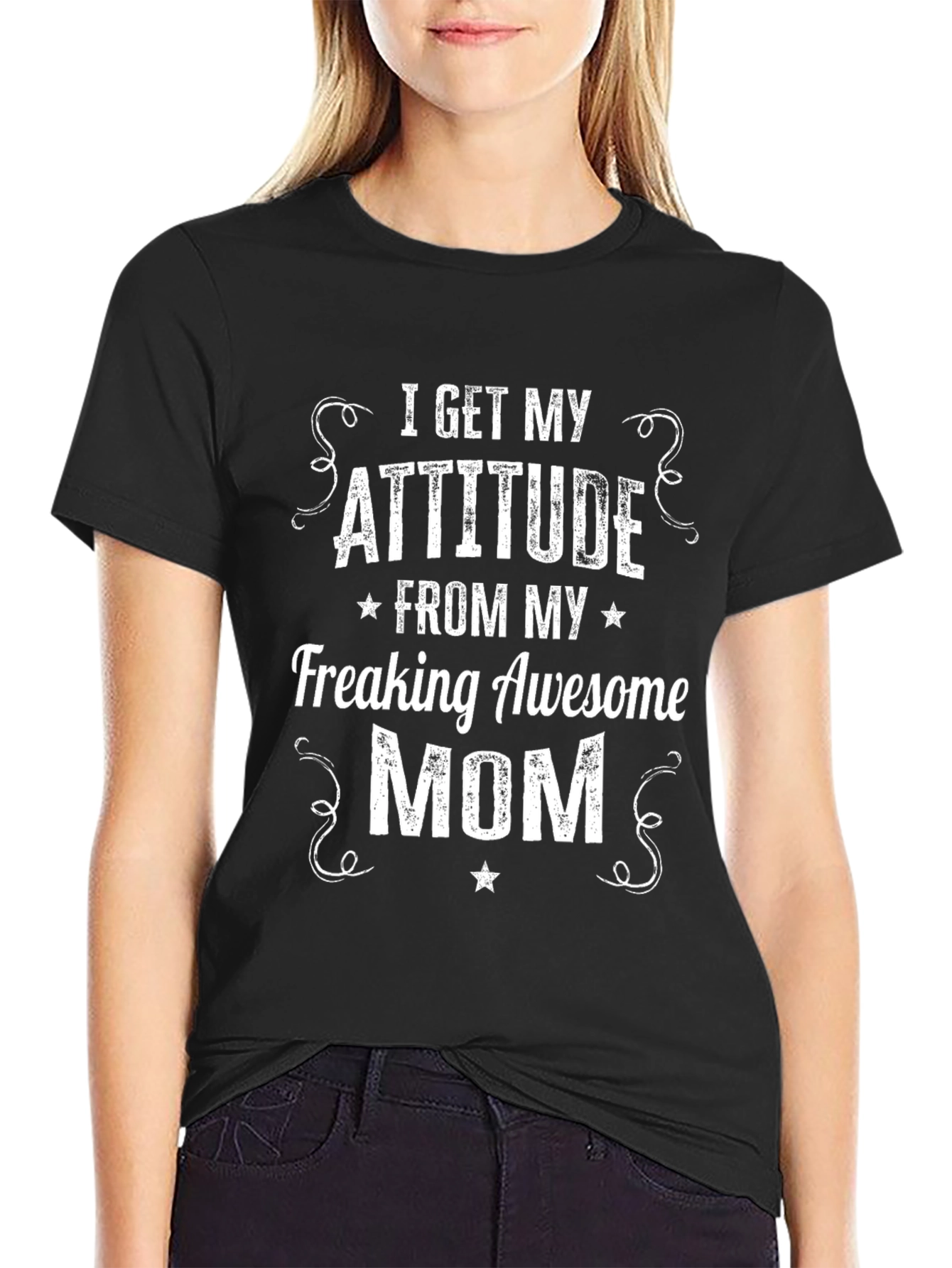 Awesome Mom Attitude T-Shirt