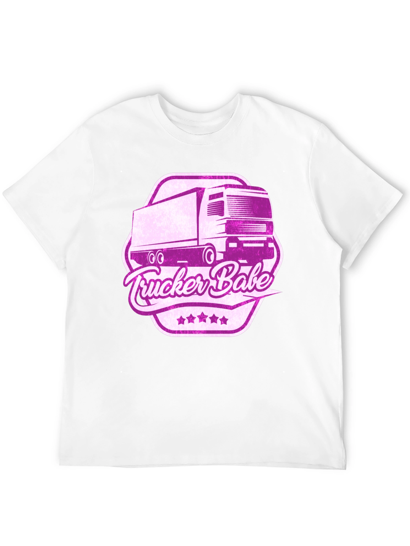 Trucker Babe Black T-Shirt
