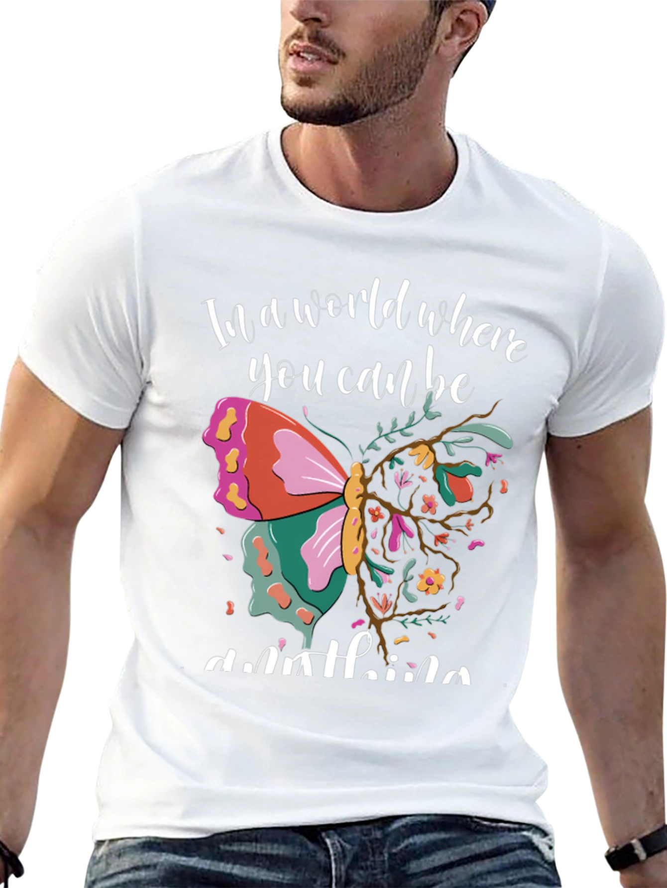 Butterfly Graphic T-Shirt - Be Anything!