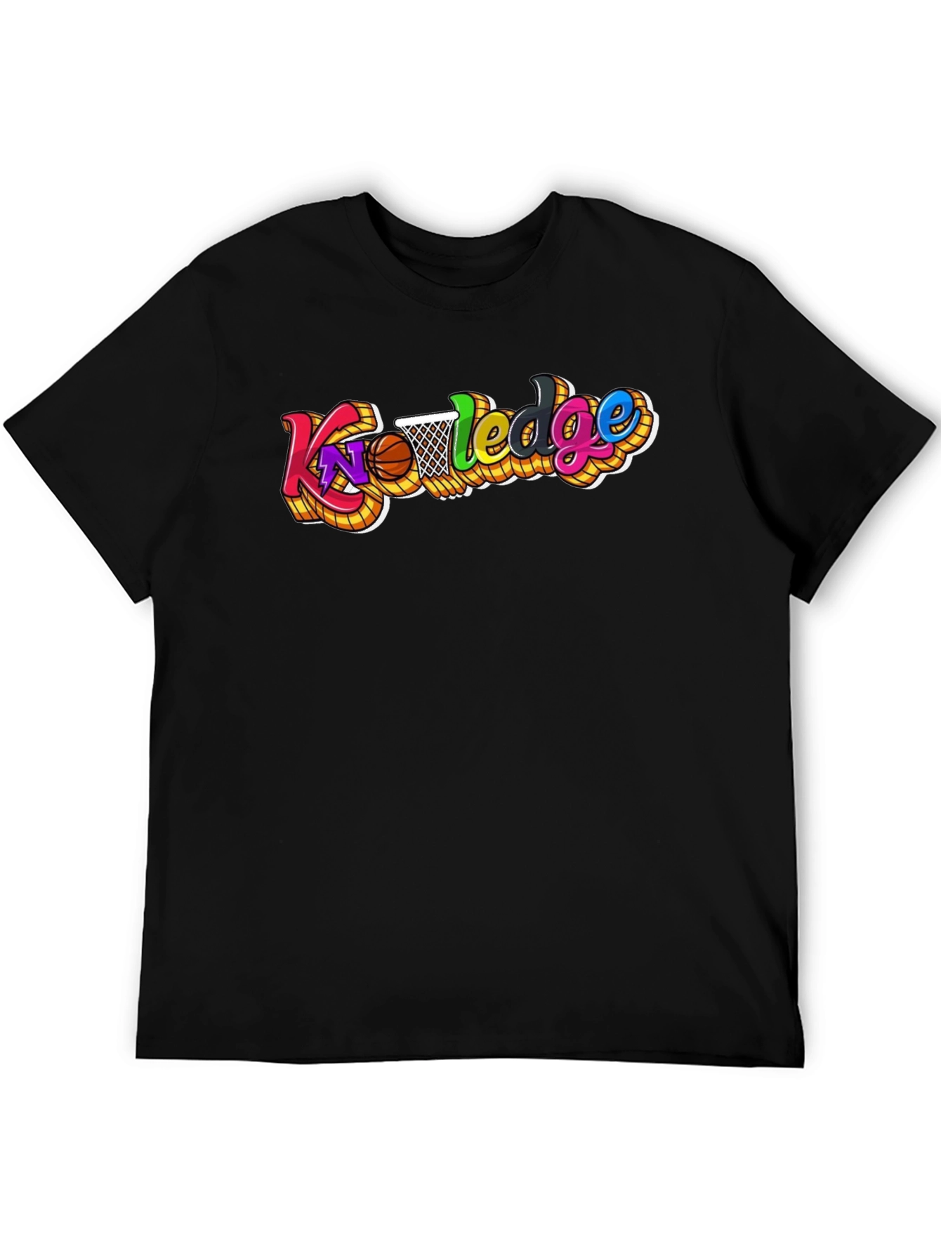 Knowledge Basketball Graphic T-Shirt