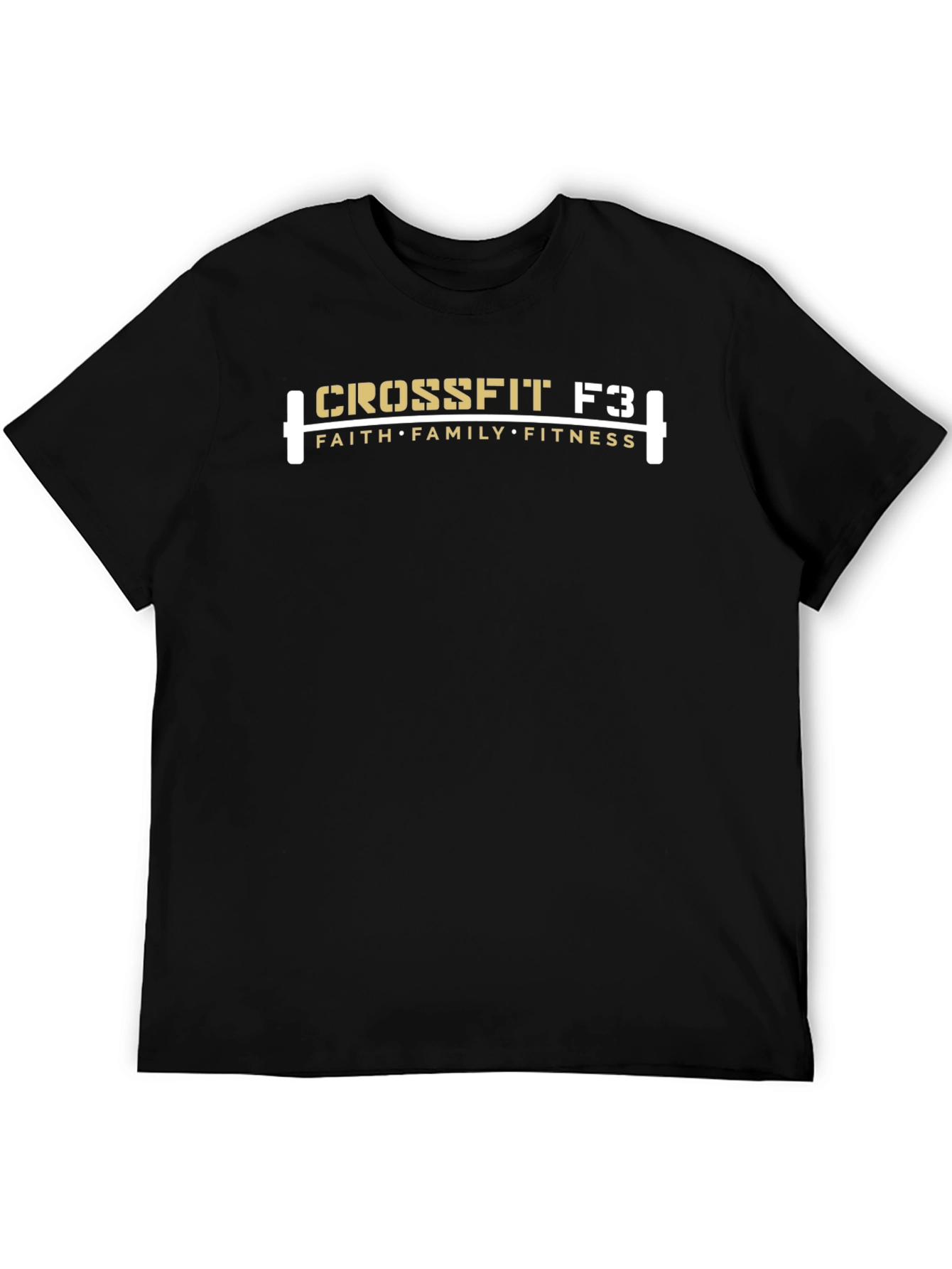 Crossfit F3 Faith Family Fitness Black T-Shirt