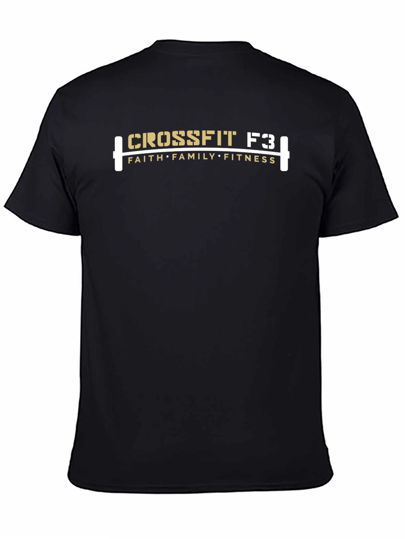 Crossfit F3 Faith Family Fitness Black T-Shirt